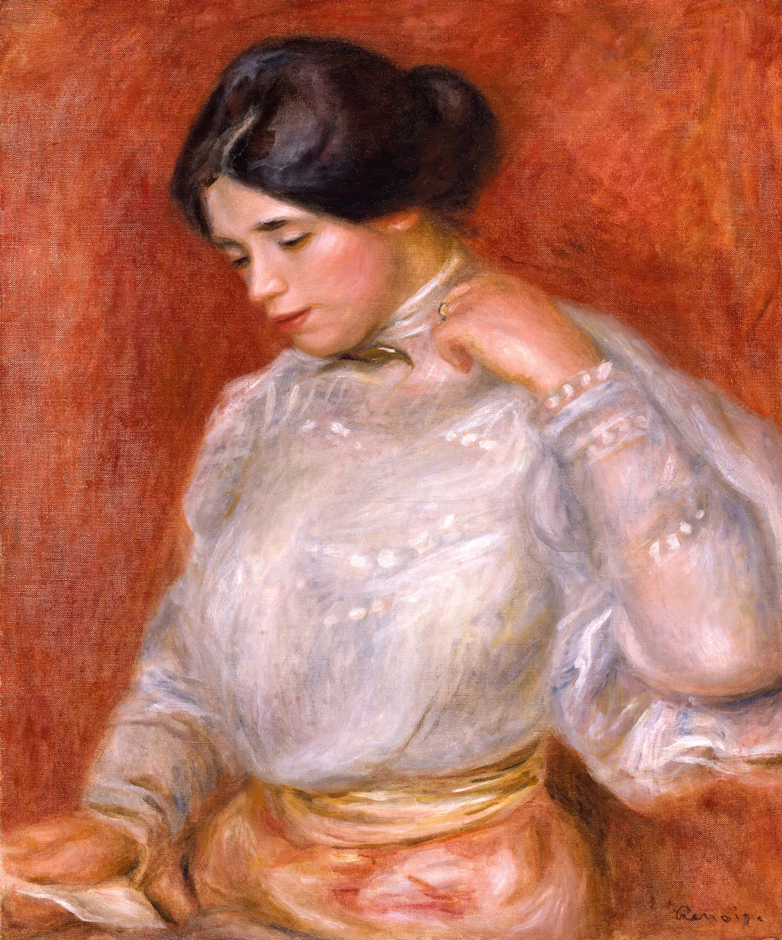 Graziella 2 Wall Art by Pierre-Auguste Renoir - Canvas Print