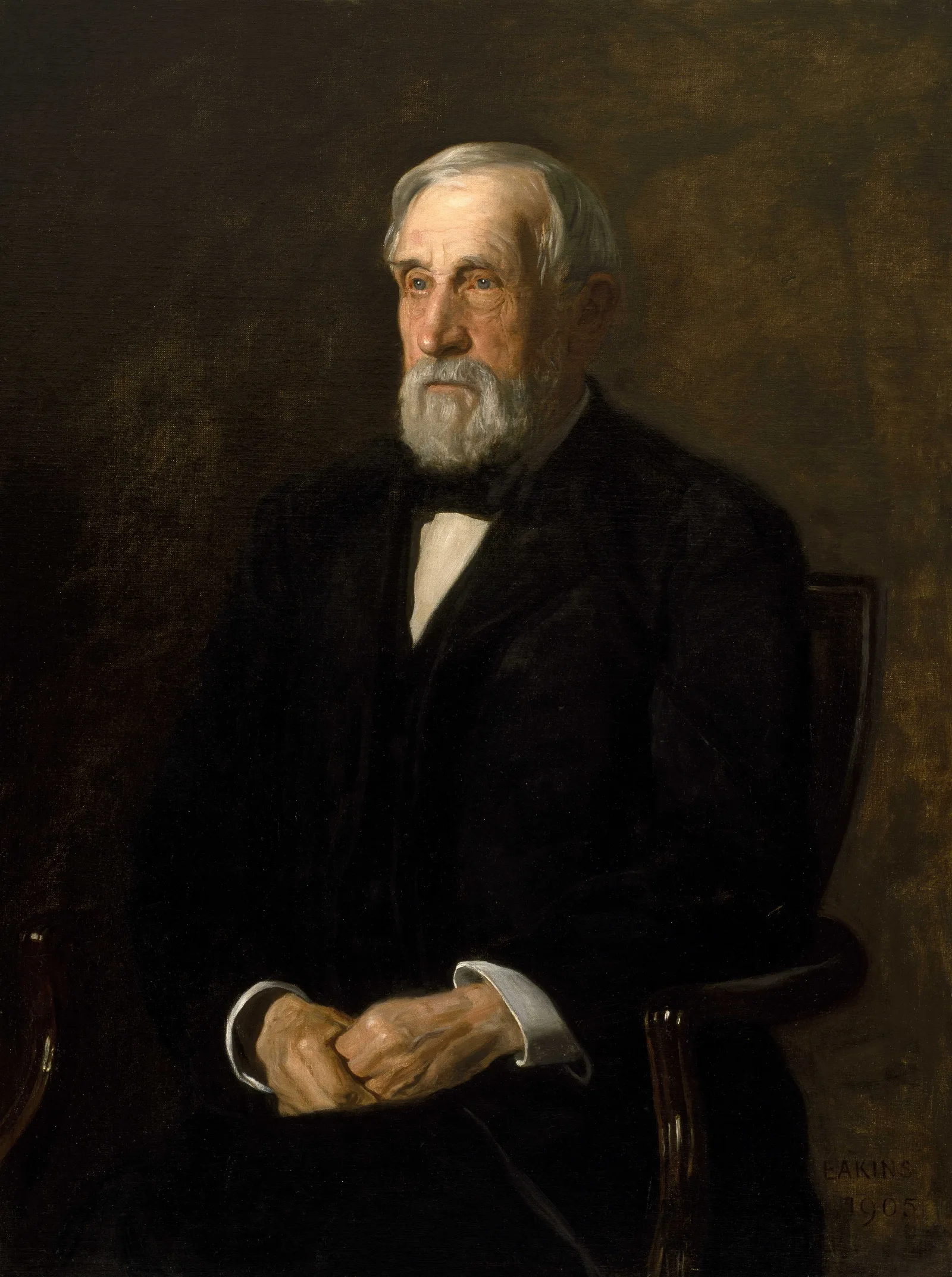Portrait Of John B Gest Wall Art by Thomas Eakins - Canvas Print