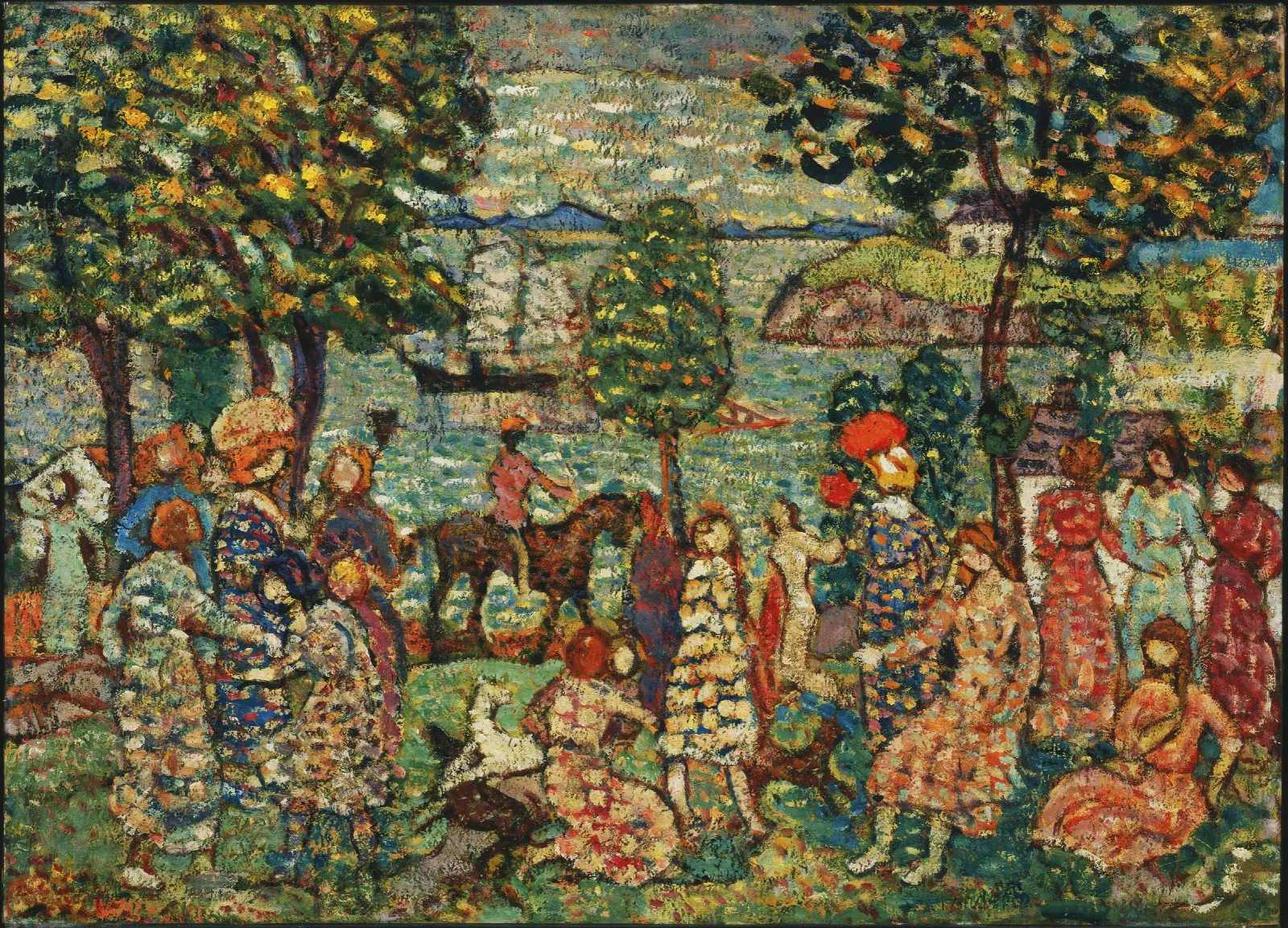 Fantasy 4 Wall Art by Maurice Prendergast - Canvas Print