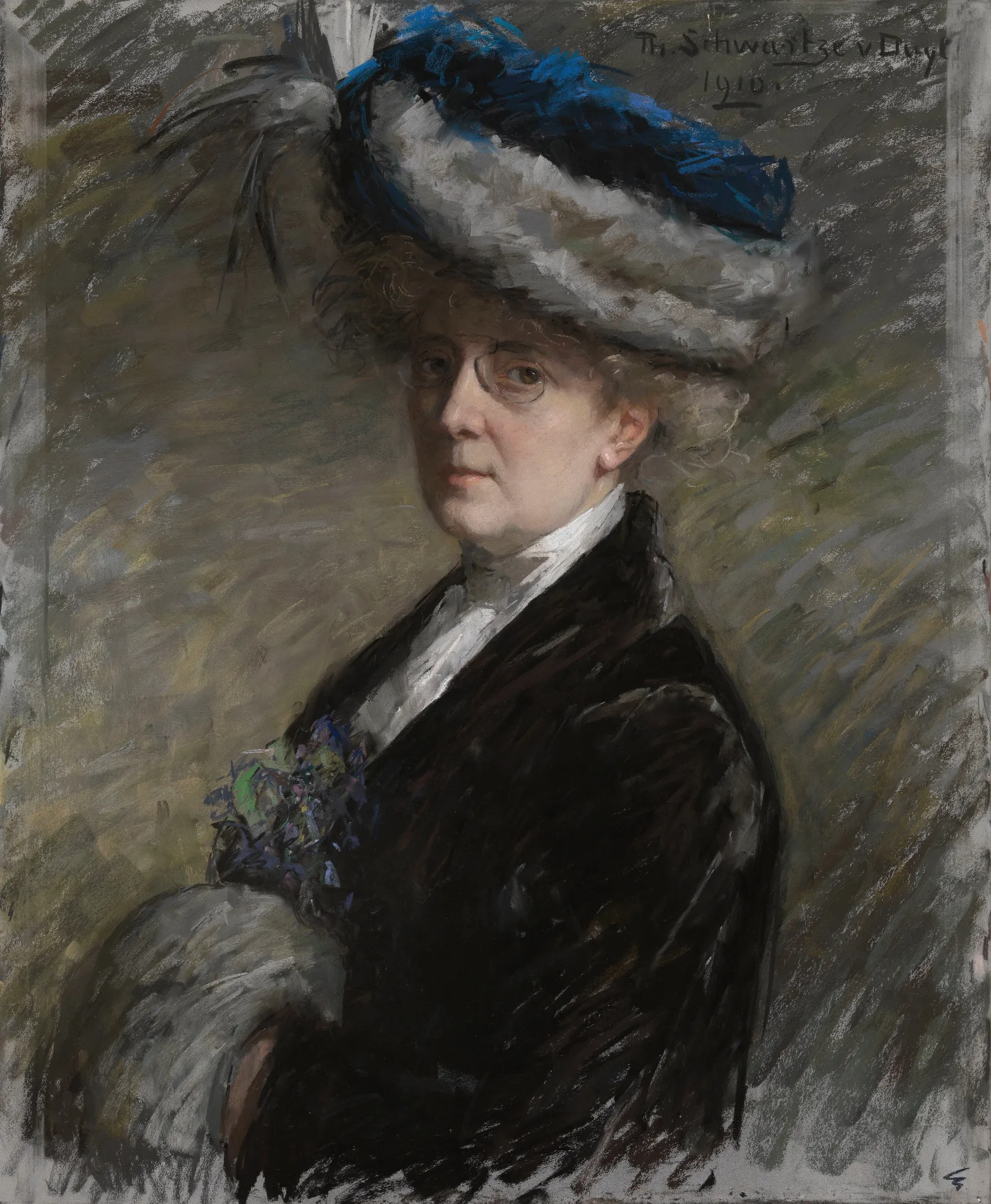 Self Portrait 527 Wall Art by Thérèse Schwartze - Canvas Print