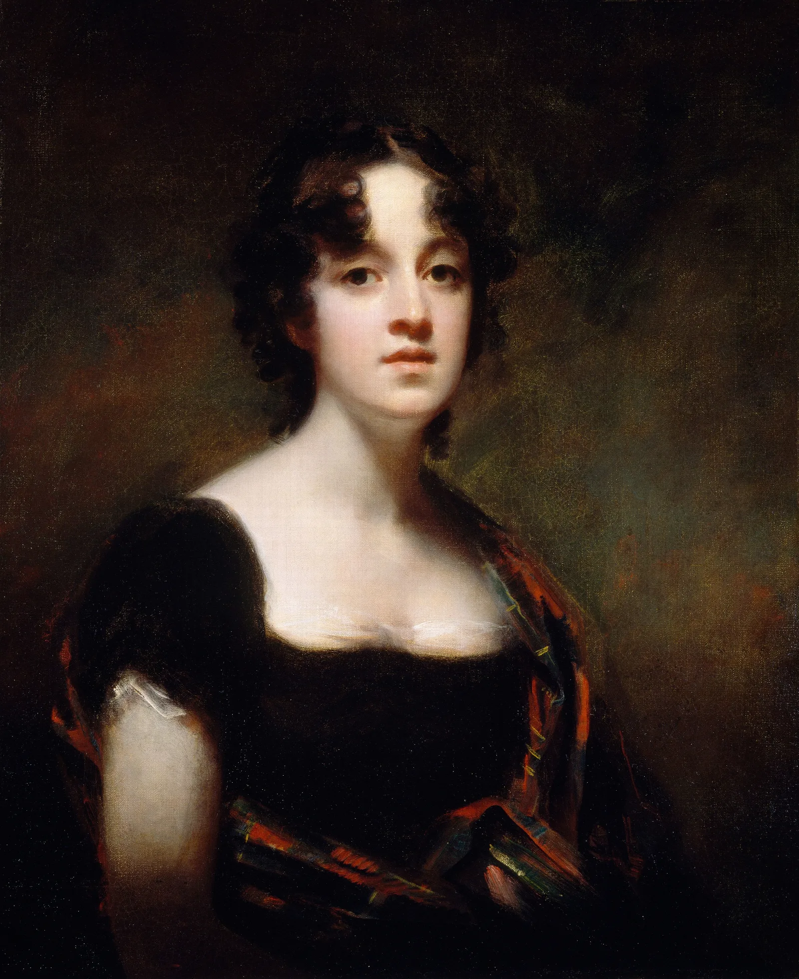 Mrs Farquarson Of Finzean Wall Art by Sir Henry Raeburn - Canvas Print