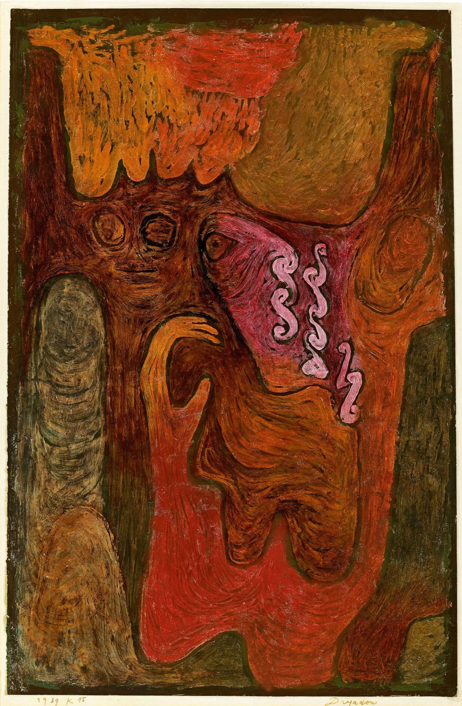 Dryaden 2 Wall Art by Paul Klee - Canvas Print