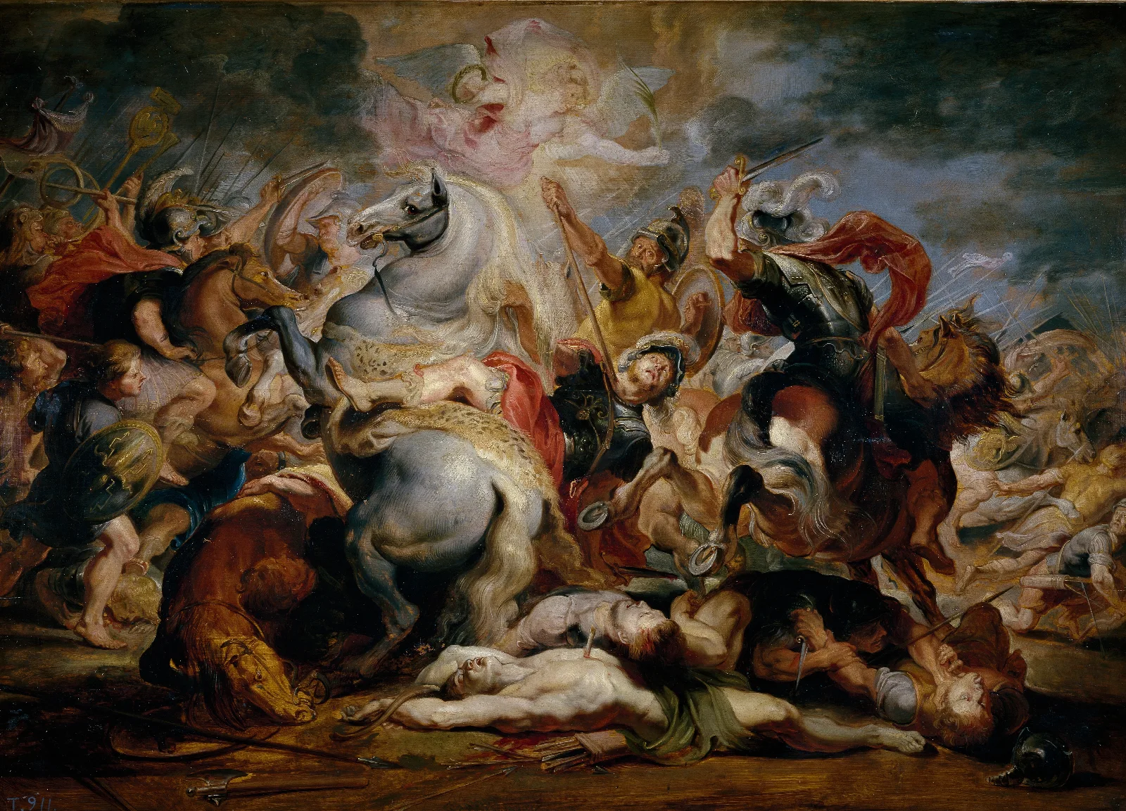 The Death Of Decius Mus Wall Art by Peter Paul Rubens - Canvas Print