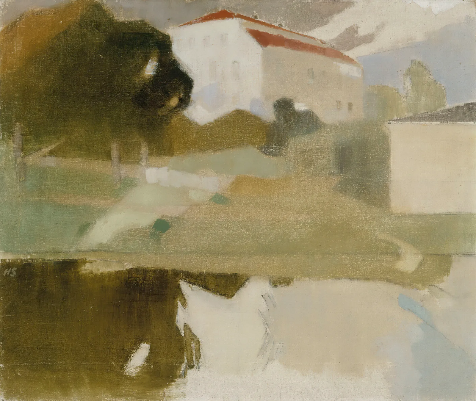 Sjundby Manor Wall Art by Helene Schjerfbeck - Canvas Print