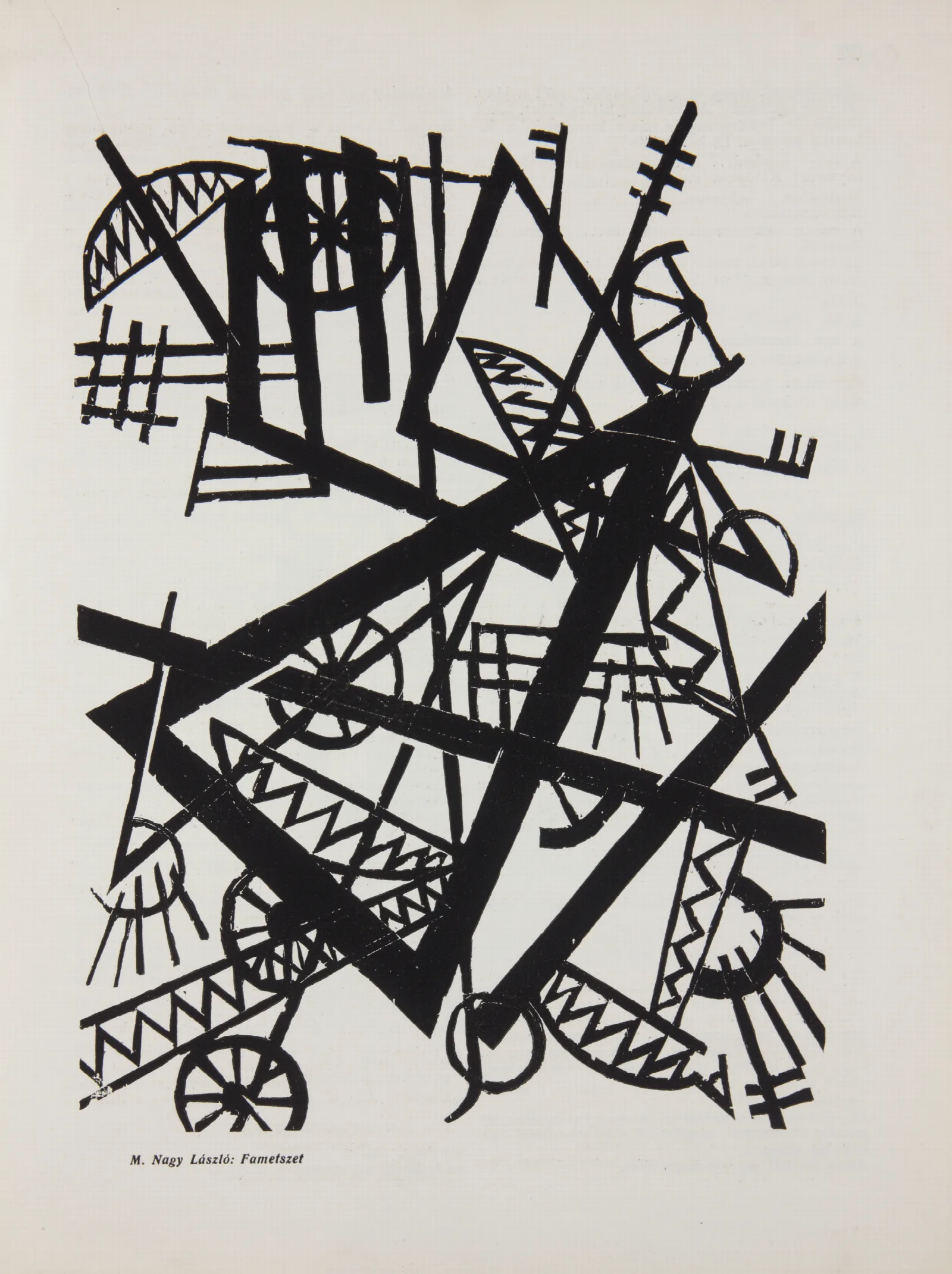 Fametszet Wall Art by László Moholy-Nagy - Canvas Print