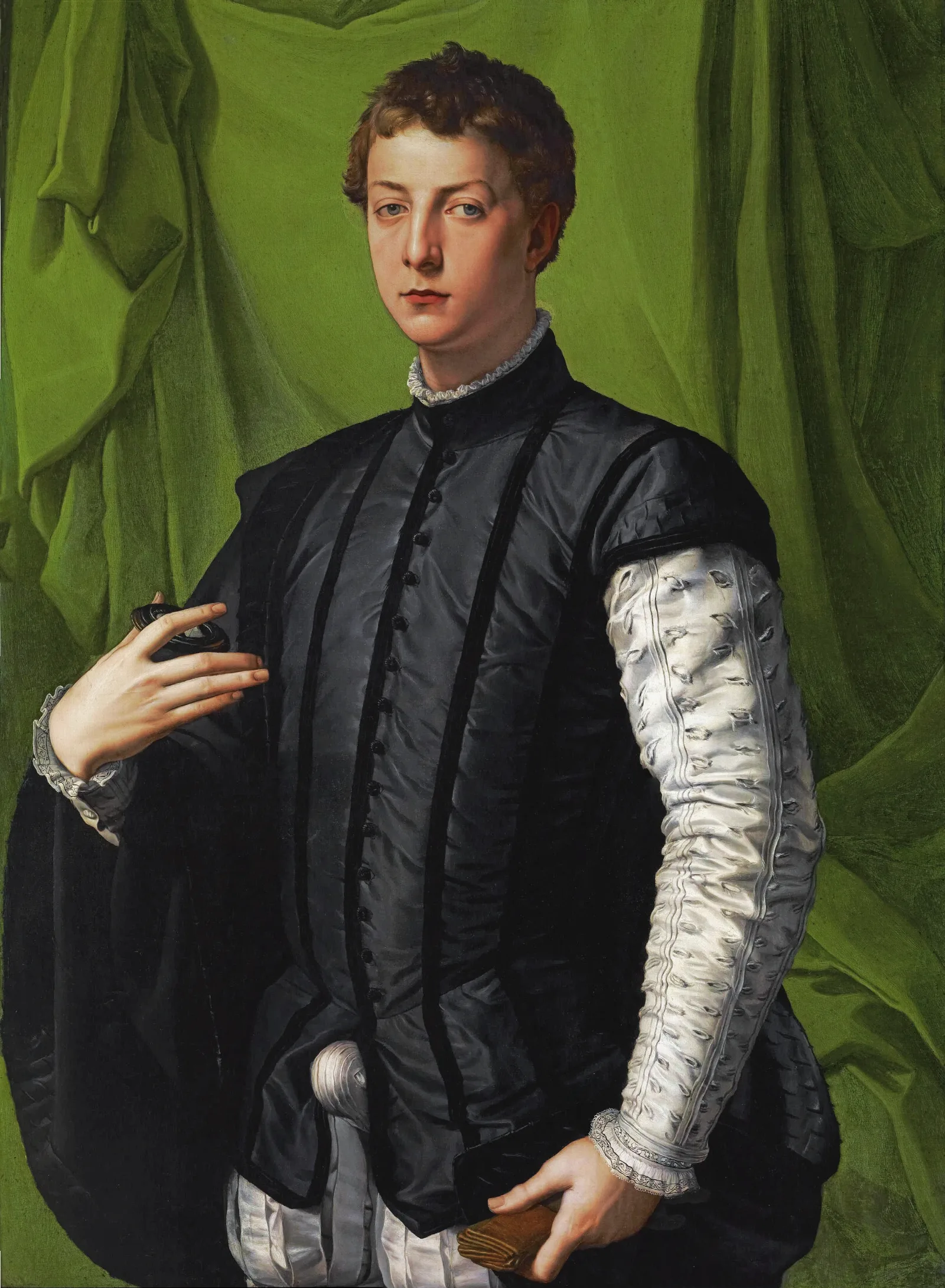 Portrait Of Lodovico Capponi Wall Art by Agnolo Bronzino - Canvas Print