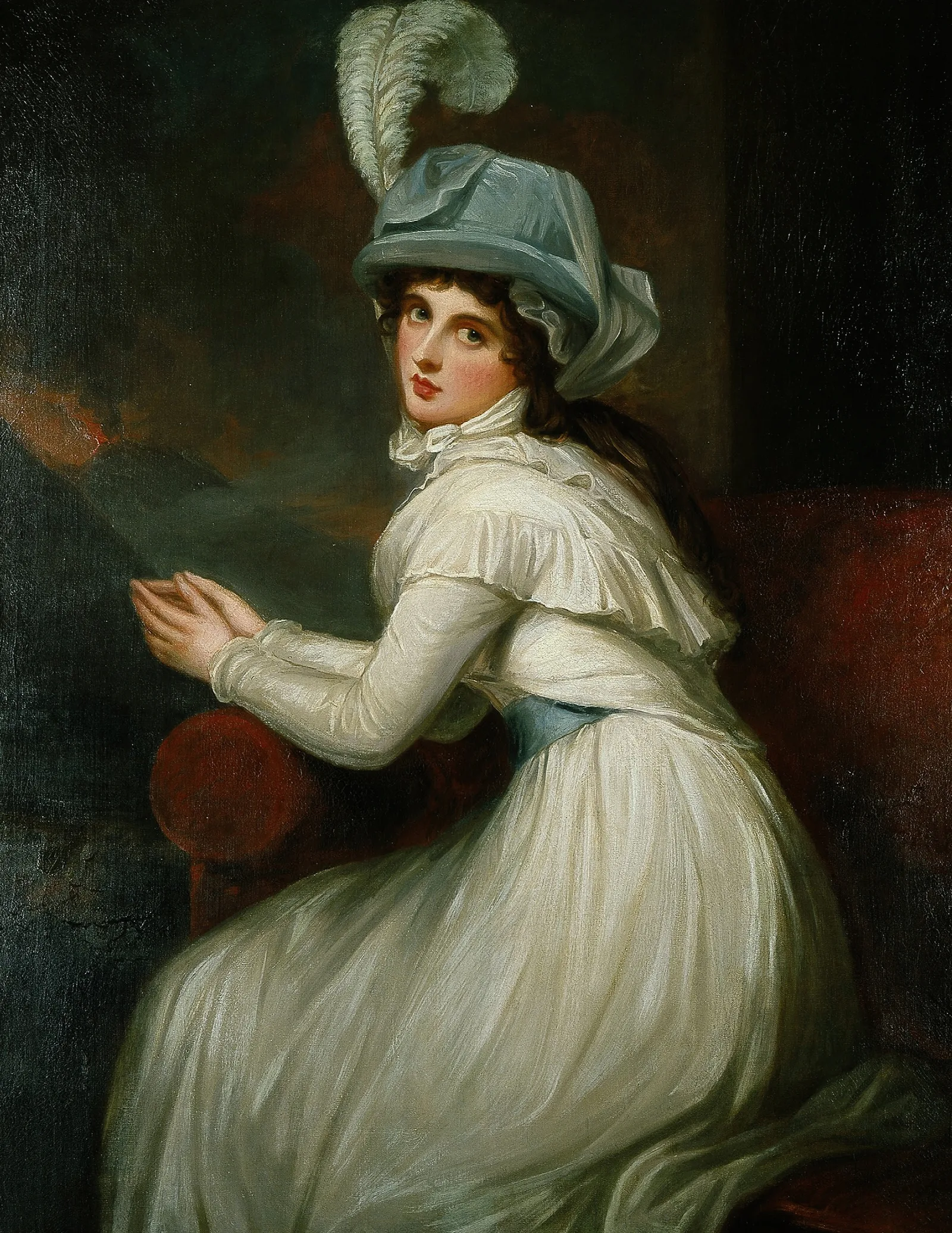 Lady Hamilton Wall Art by George Romney - Canvas Print