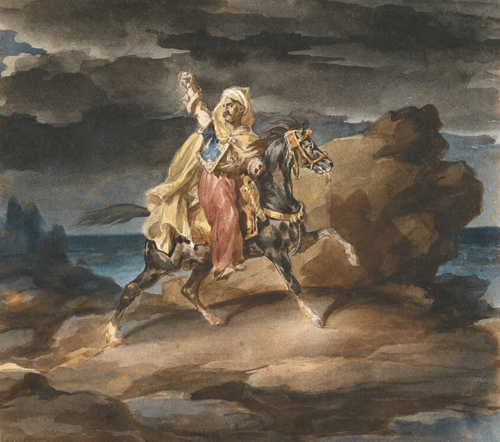 The Giaour Wall Art by Théodore Géricault - Canvas Print