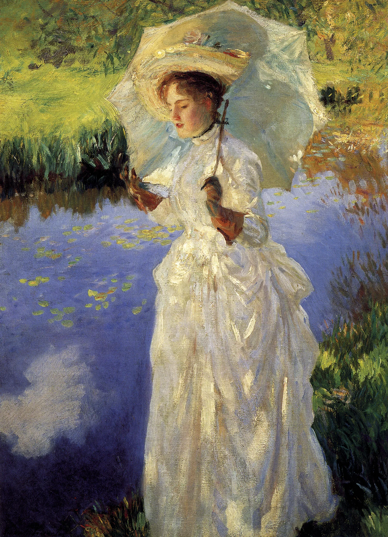 Morning Walk Wall Art by John Singer Sargent - Canvas Print