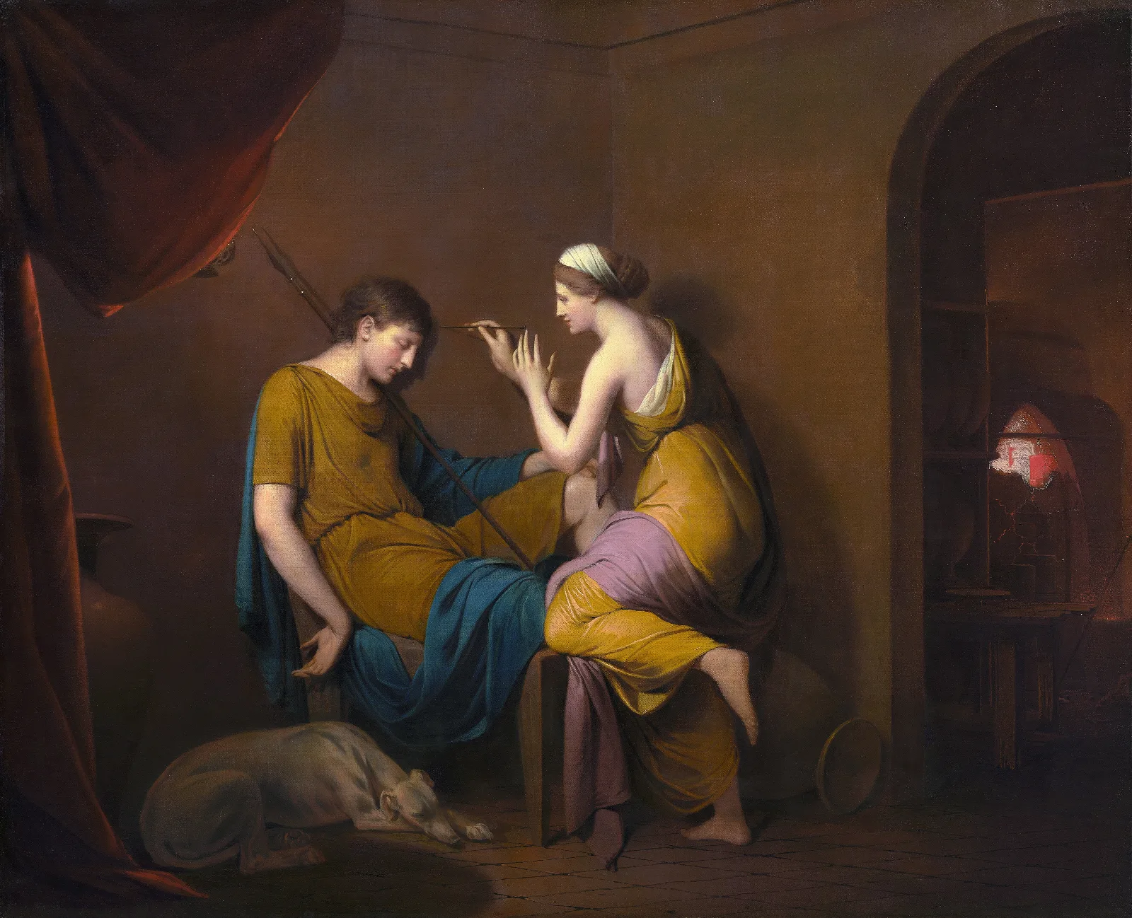 The Corinthian Maid Wall Art by Joseph Wright of Derby - Canvas Print