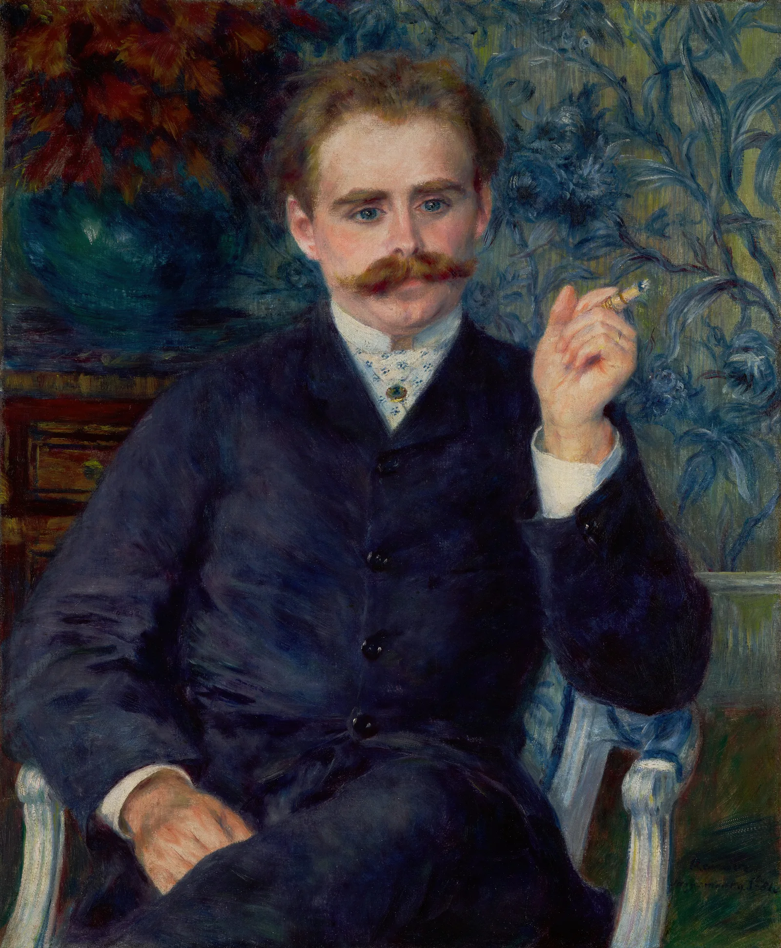 Albert Cahen Danvers Wall Art by Pierre-Auguste Renoir - Canvas Print