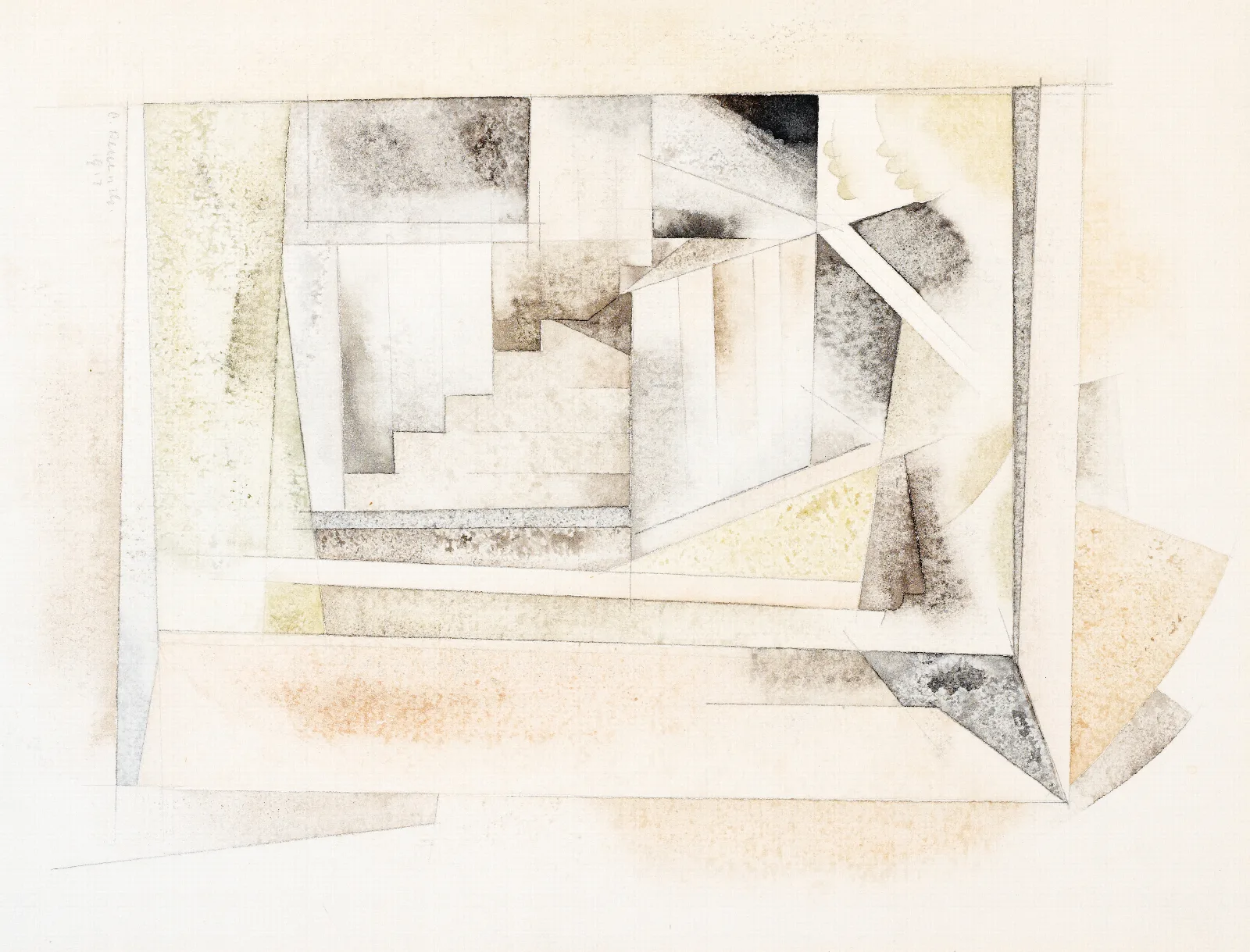 Bermuda Stairway Wall Art by Charles Demuth - Canvas Print