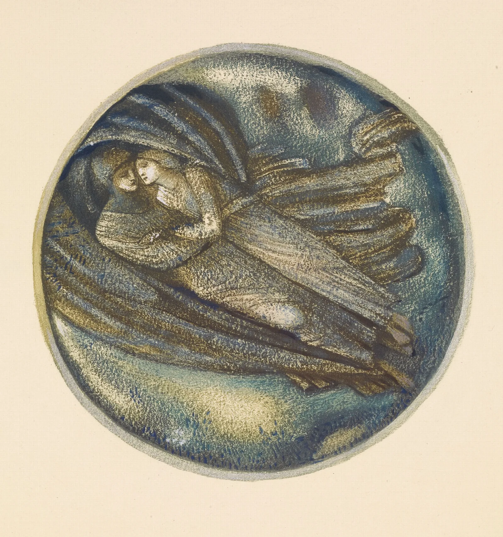 With The Wind Wall Art by Sir Edward Coley Burne-Jones - Canvas Print