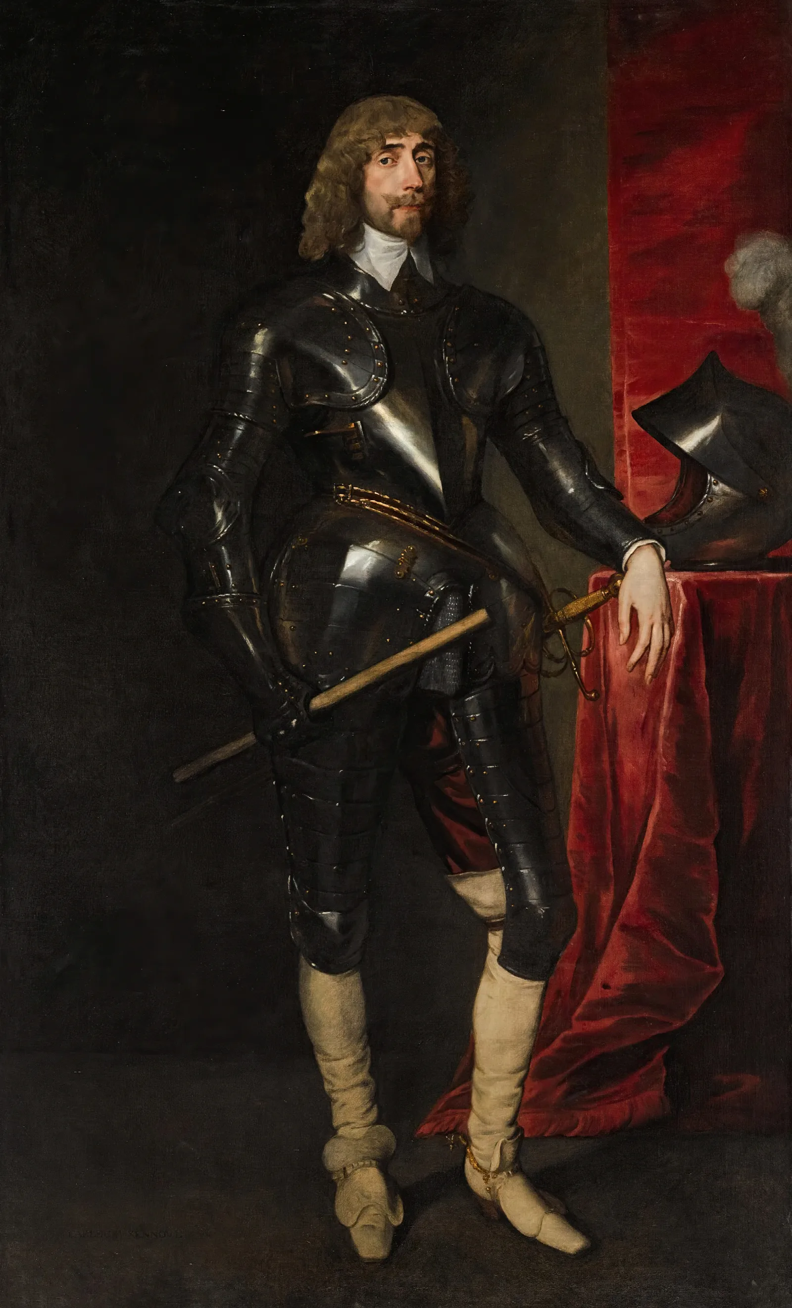 Portrait Of George Hay 2nd Earl Of Kinnoull Wall Art by Anthony van Dyck - Canvas Print