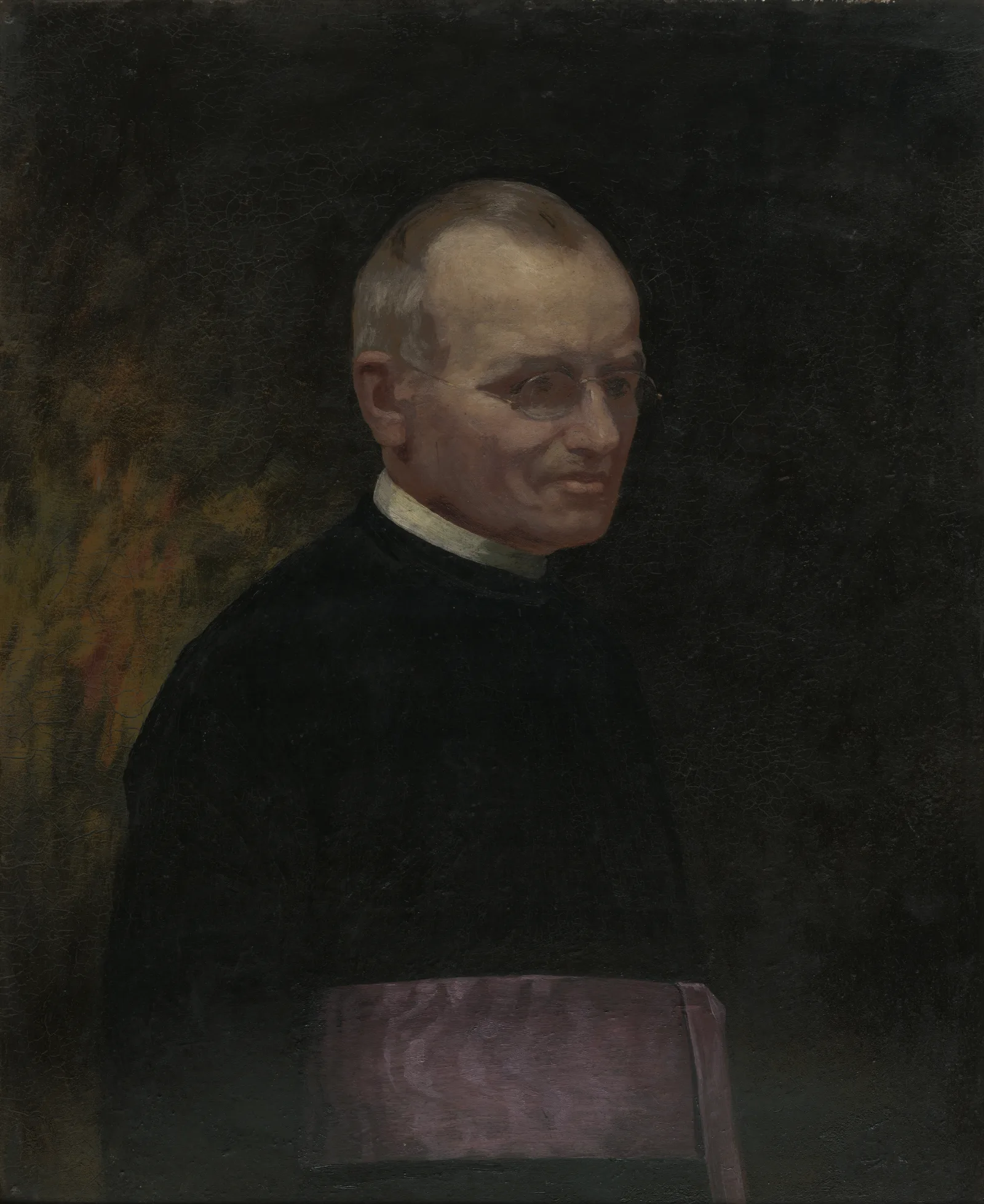 Portret Farara Langa Wall Art by Jozef Hanula - Canvas Print