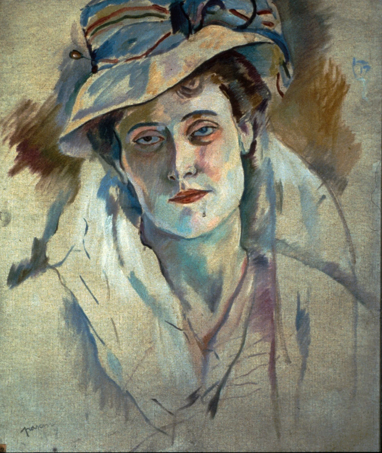 Hermine David Wall Art by Jules Pascin - Canvas Print