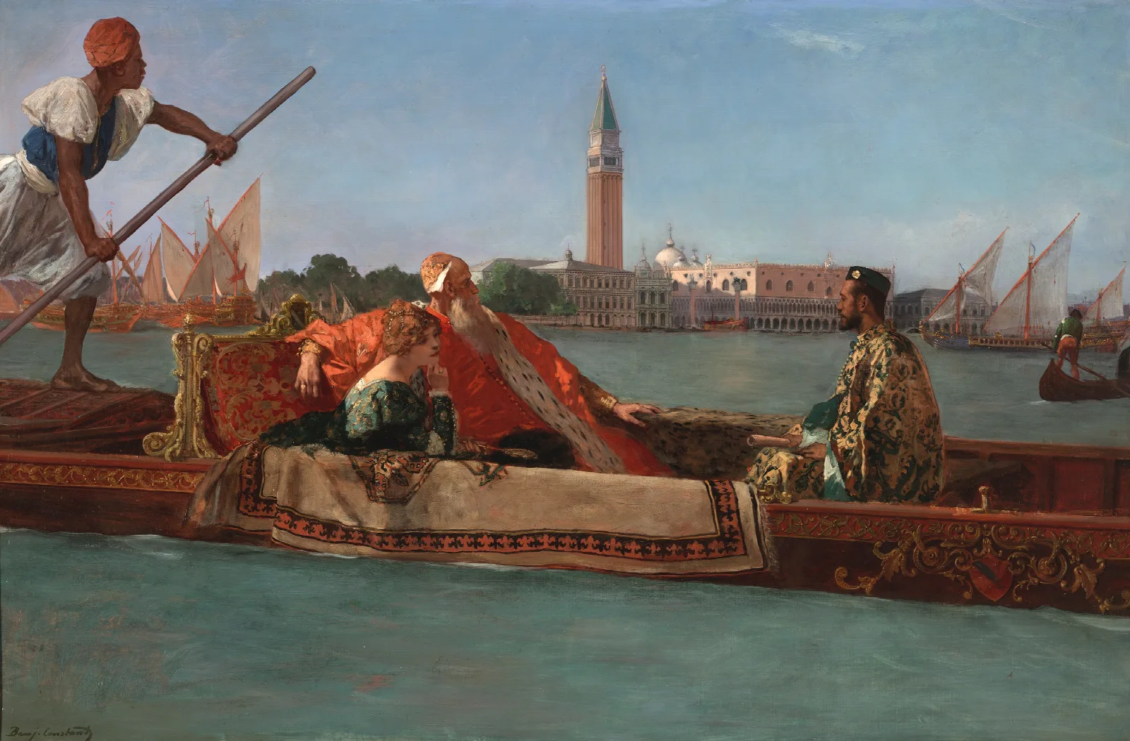 Doge Of Venice Wall Art by Jean-Joseph-Benjamin Constant - Canvas Print