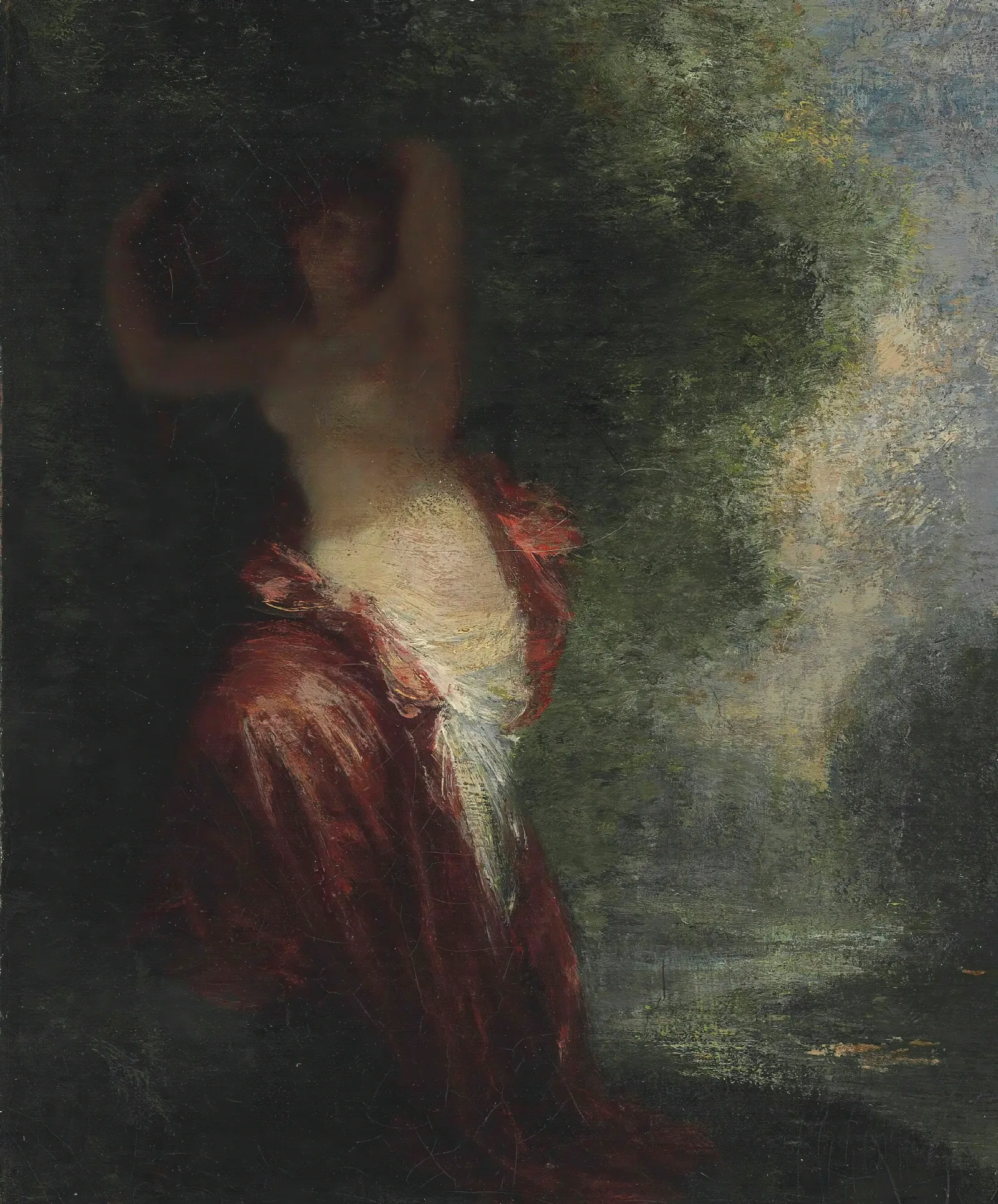 Sortie De Bain Wall Art by Henri Fantin-Latour - Canvas Print