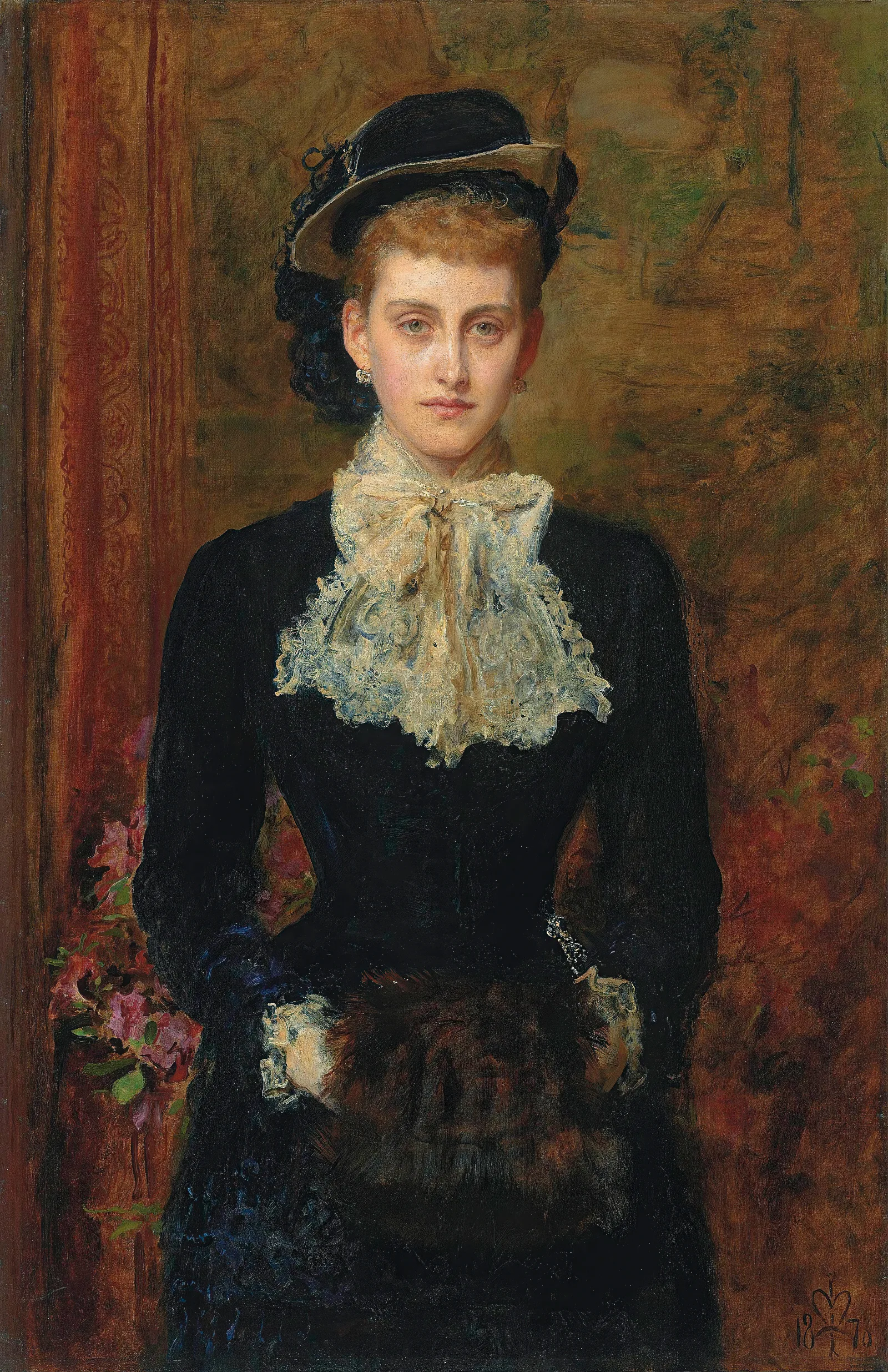 Countess De Pourtales The Former Mrs Sebastian Schlesinger Wall Art by Sir John Everett Millais - Canvas Print