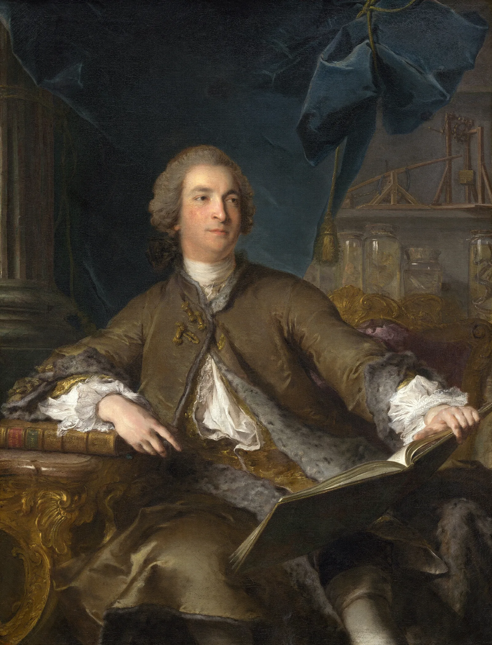 Joseph Bonnier De La Mosson Wall Art by Jean-Marc Nattier - Canvas Print