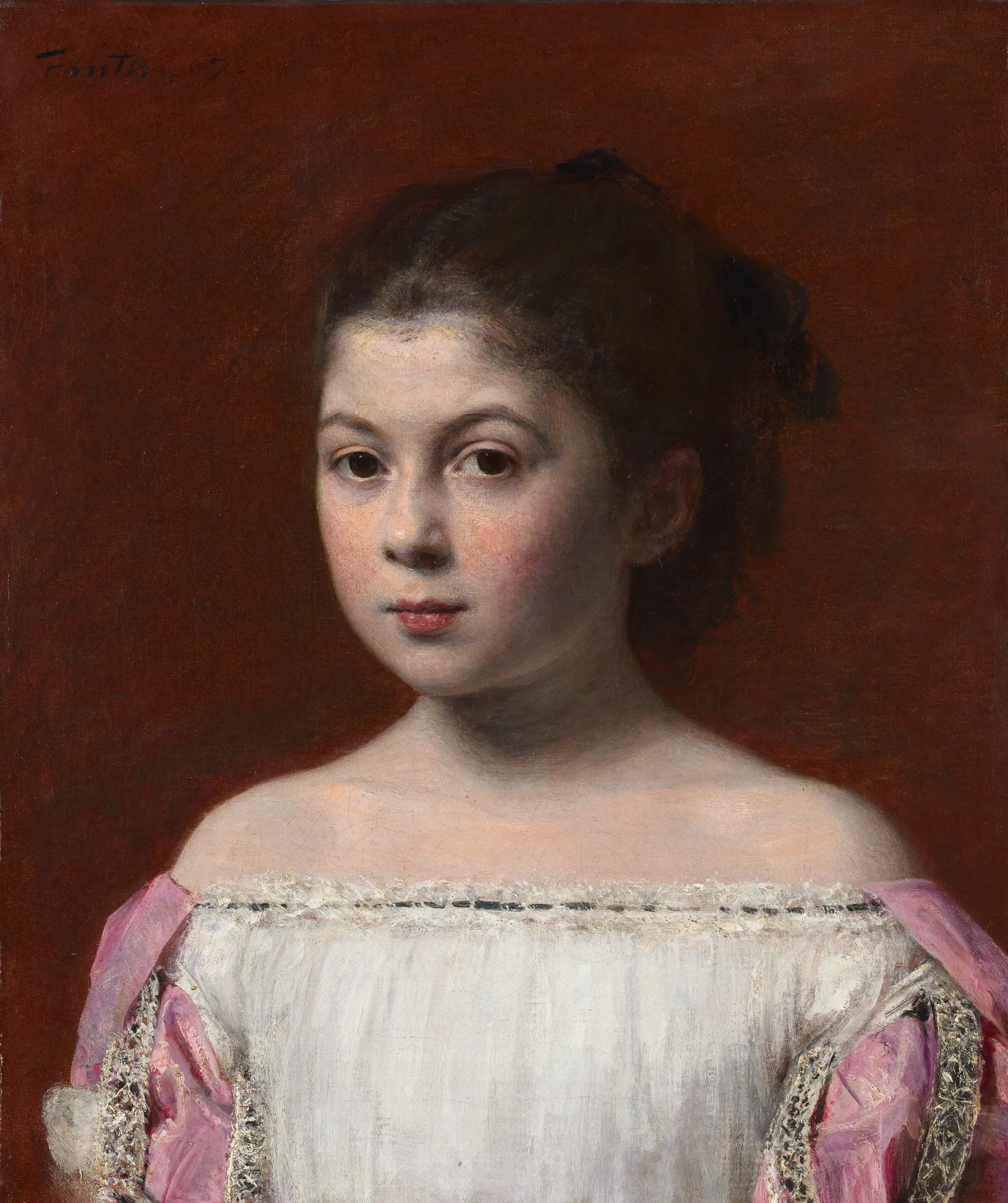 Marie Yolande De Fitz James Wall Art by Henri Fantin-Latour - Canvas Print
