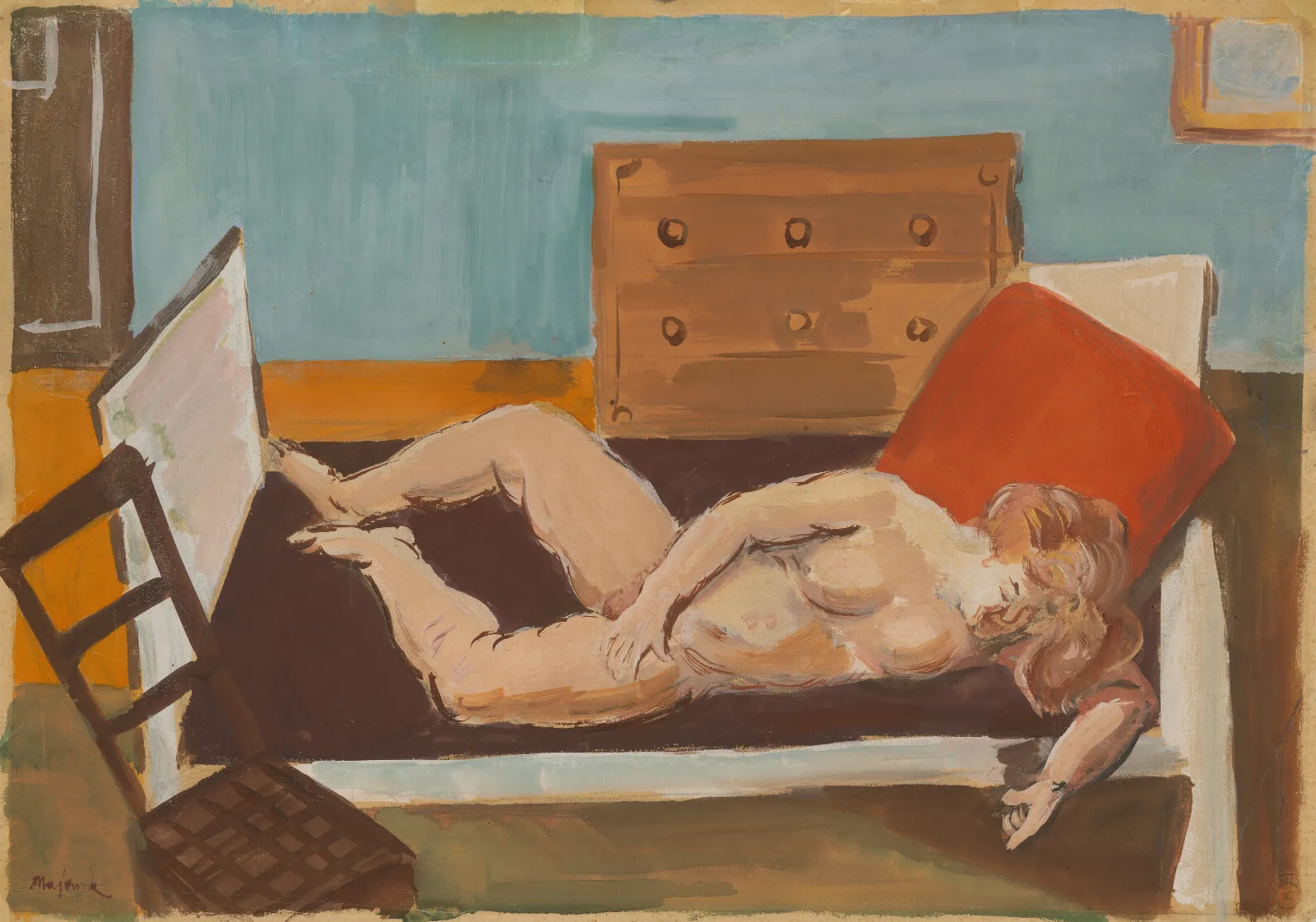 Nude 24 Wall Art by Cyprián Majerník - Canvas Print