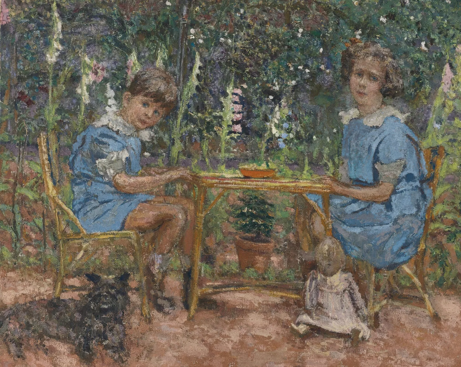 Les Enfants Bassiano Wall Art by Édouard Vuillard - Canvas Print