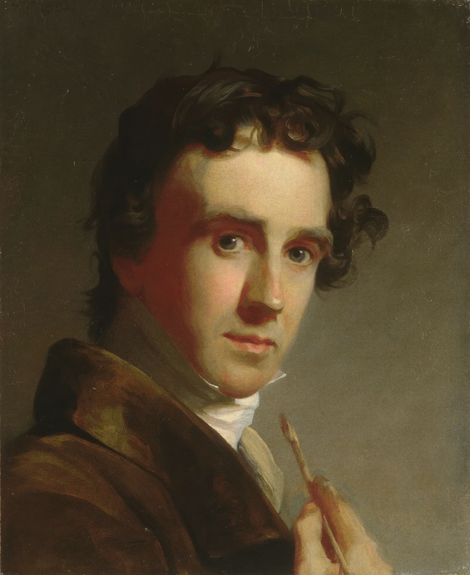 Portrait Of The Artist 7 Wall Art by Thomas Sully - Canvas Print