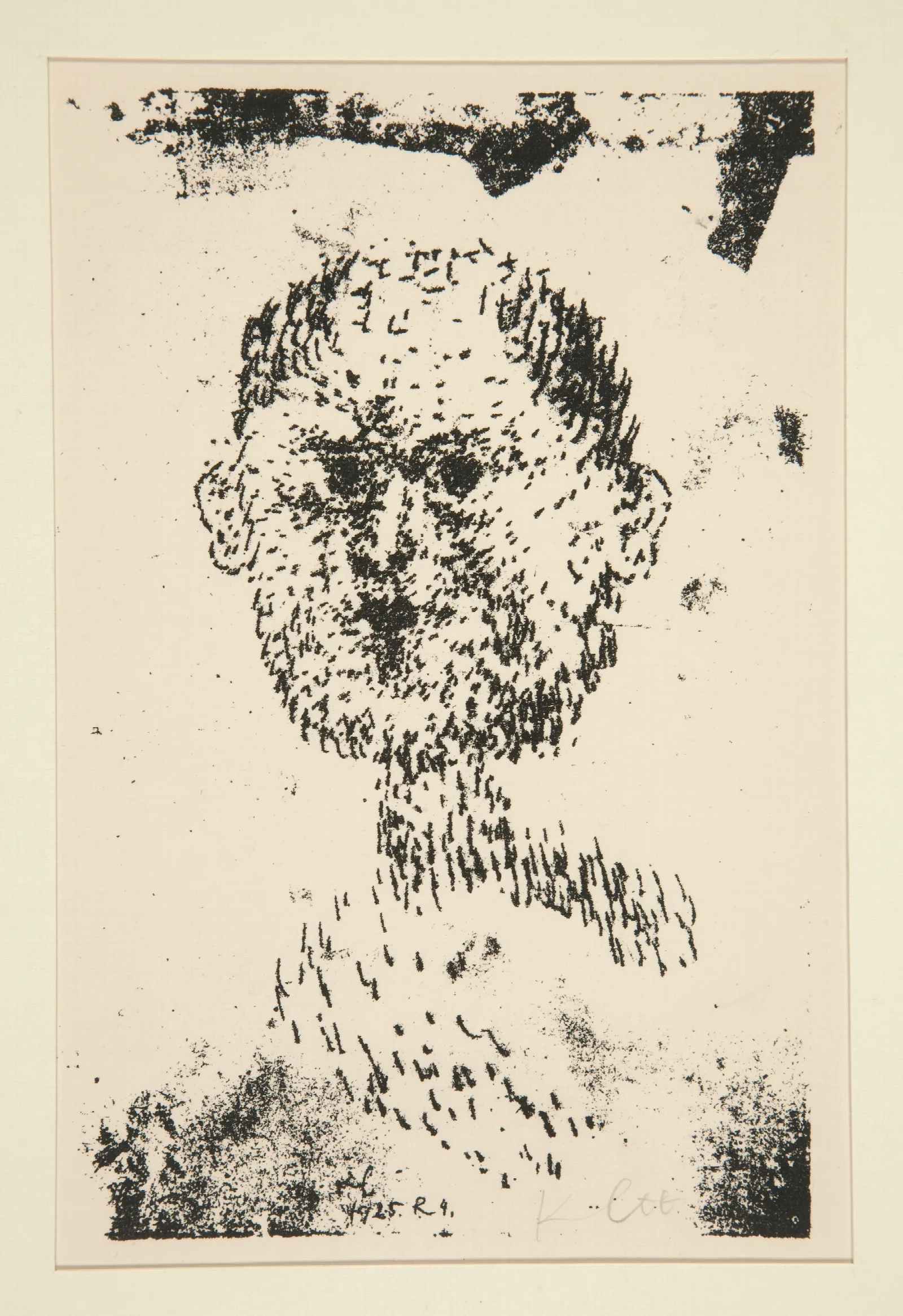 Head Kopf Bearded Man Baertiger Mann Wall Art by Paul Klee - Canvas Print