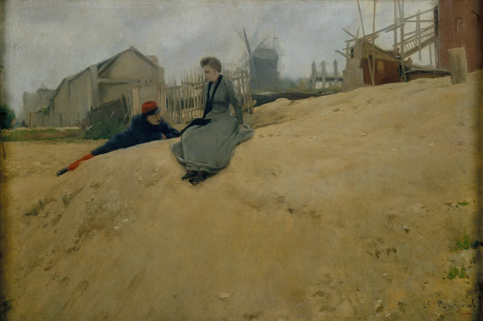 On Campaign Wall Art by Santiago Rusiñol - Canvas Print