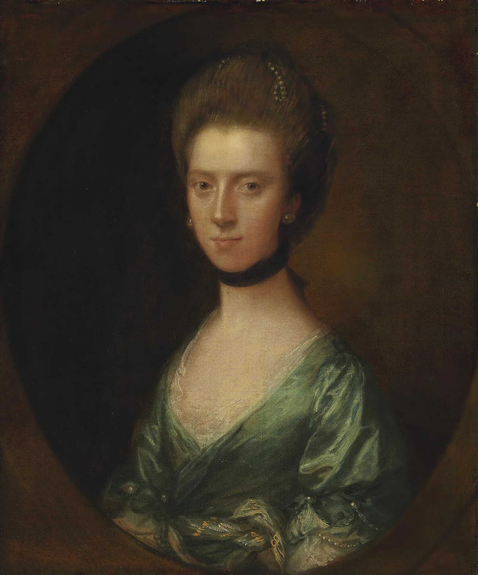 Portrait Of Mrs Isaac Elton Wall Art by Thomas Gainsborough - Canvas Print