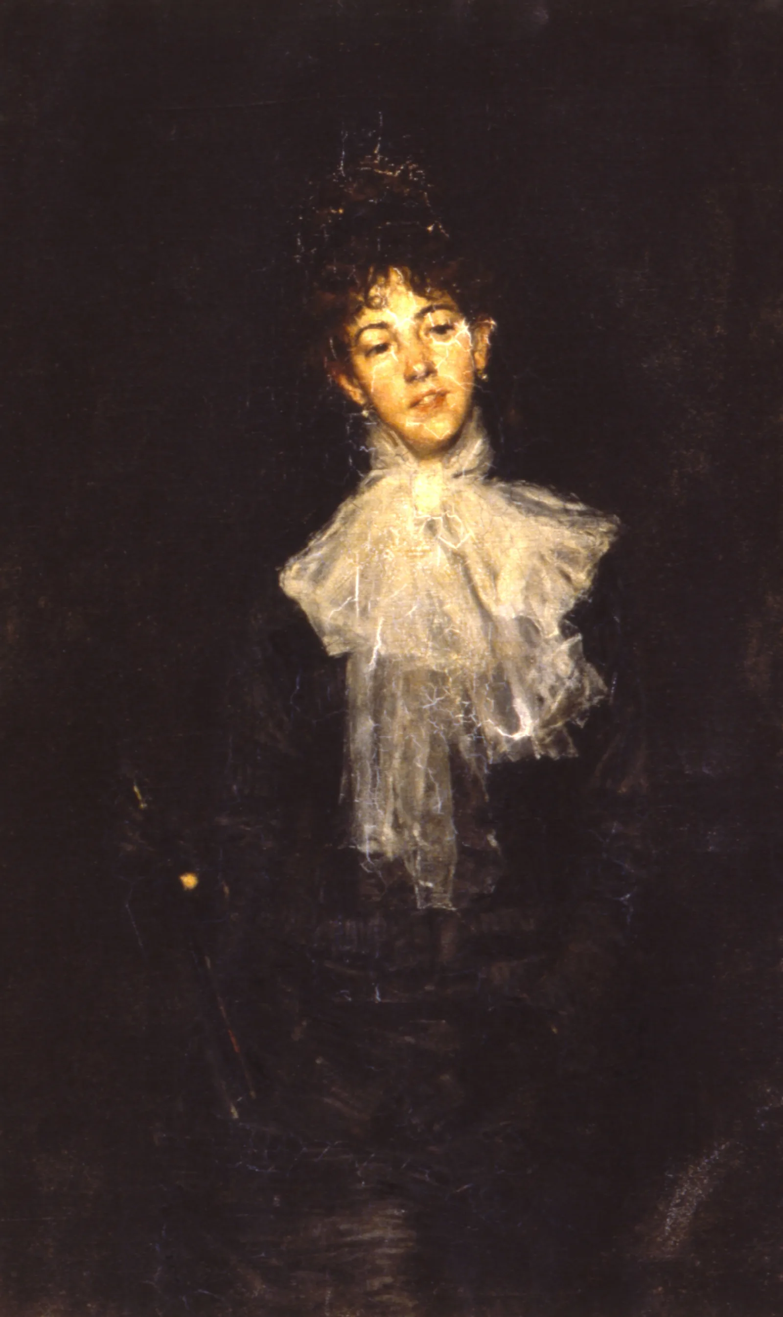 A Lady In Black Wall Art by Kenyon Cox - Canvas Print