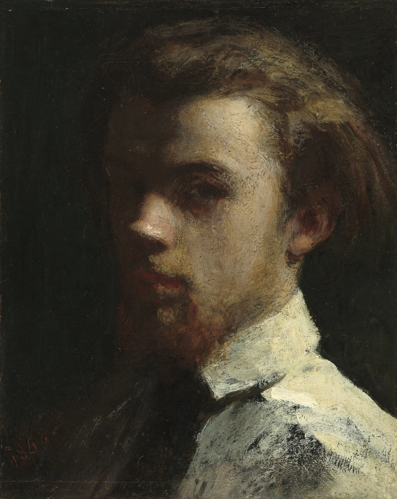 Self Portrait 11 Wall Art by Henri Fantin-Latour - Canvas Print