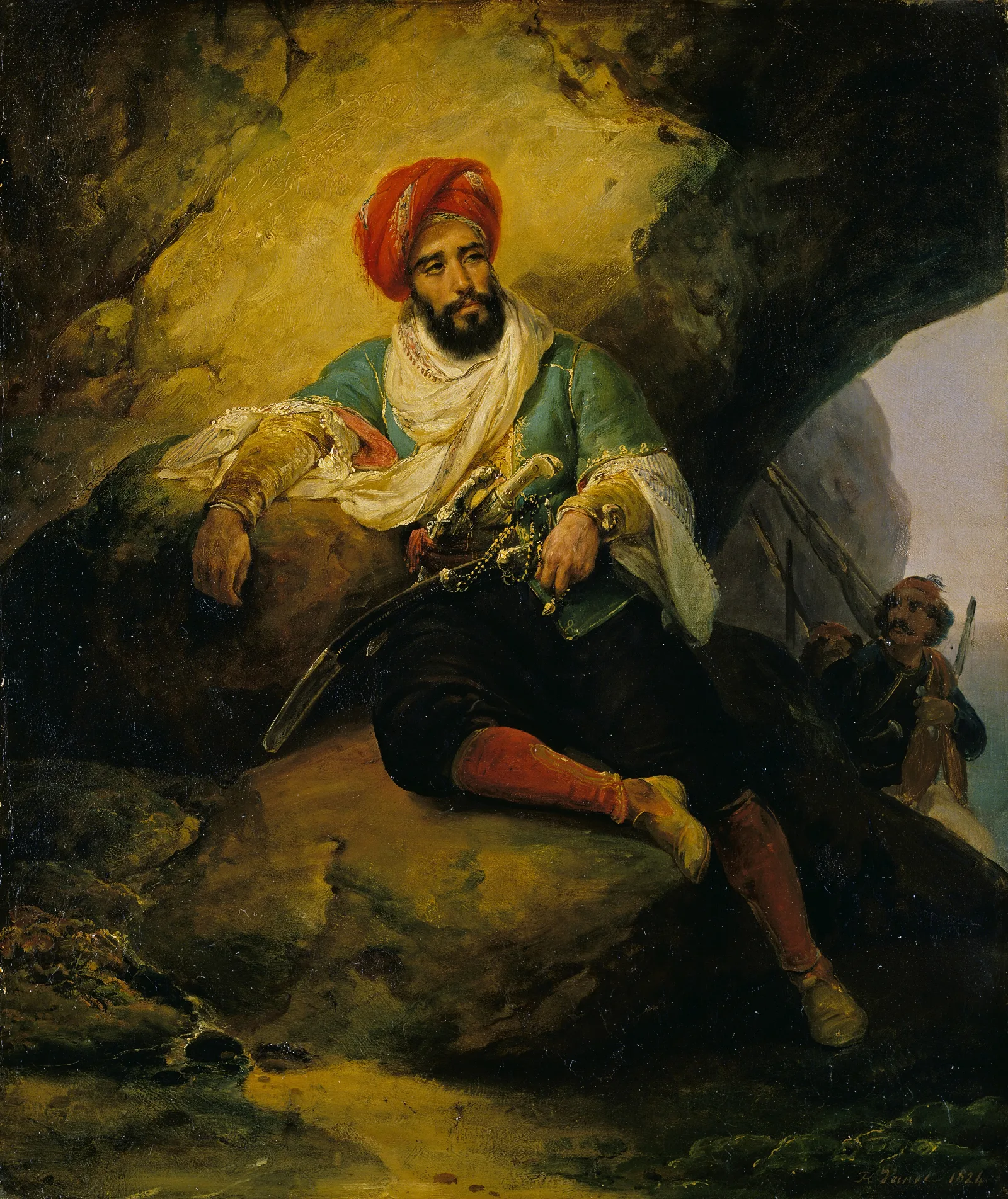 Conrad The Corsair Wall Art by Horace Vernet - Canvas Print