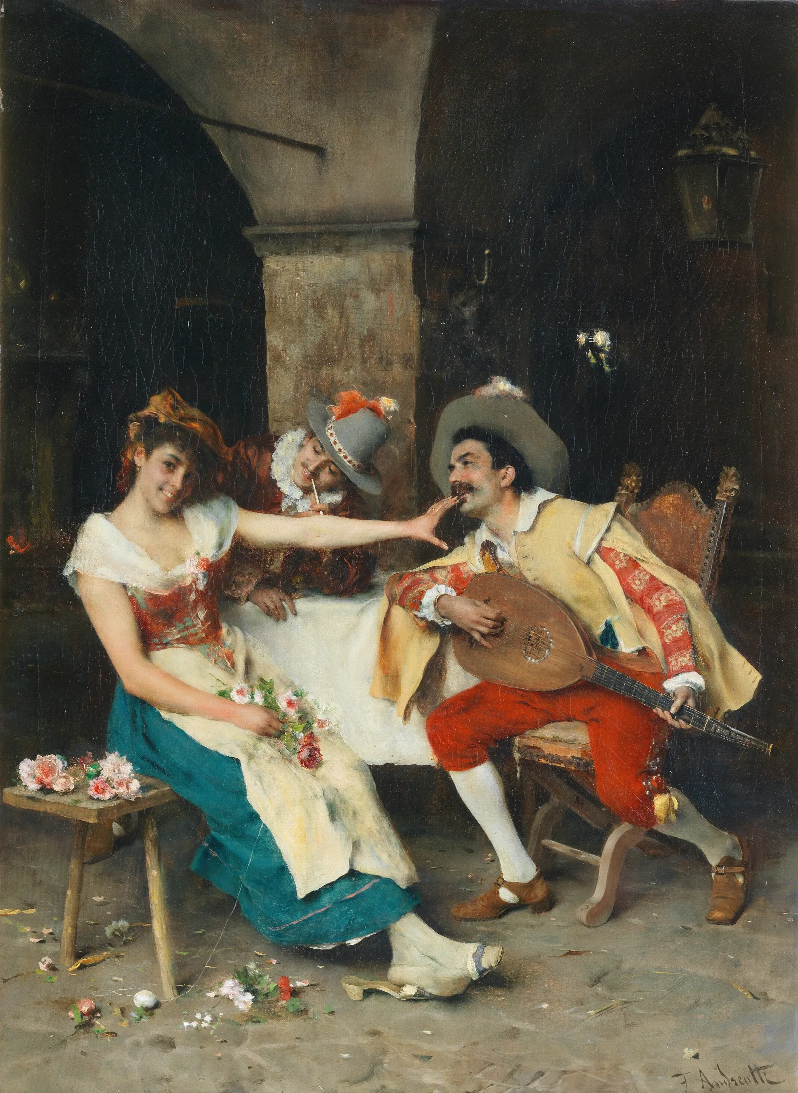 The Serenade 7 Wall Art by Federico Andreotti - Canvas Print