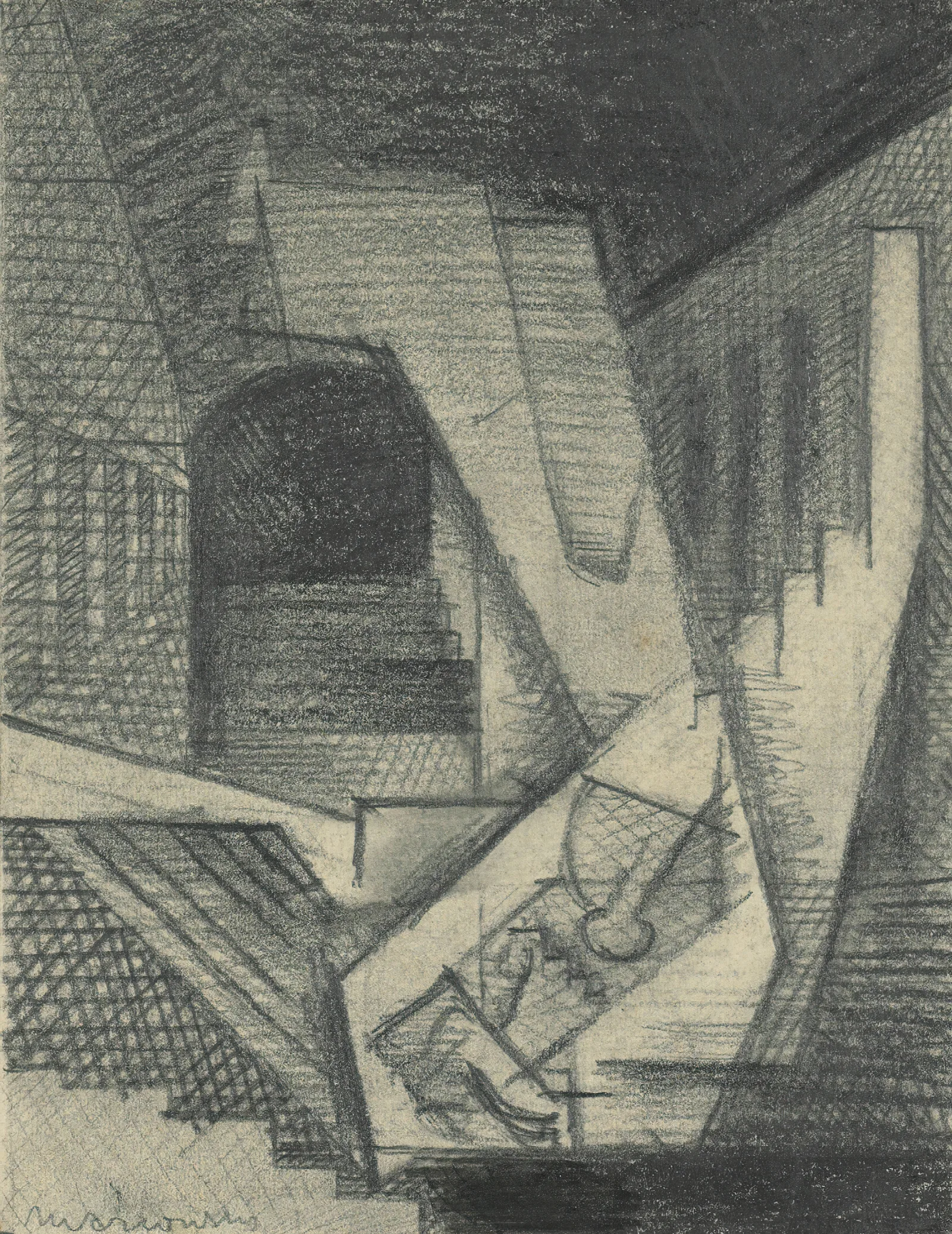 Un Reve Dessins Pour Aurelia Wall Art by Louis Marcoussis - Canvas Print