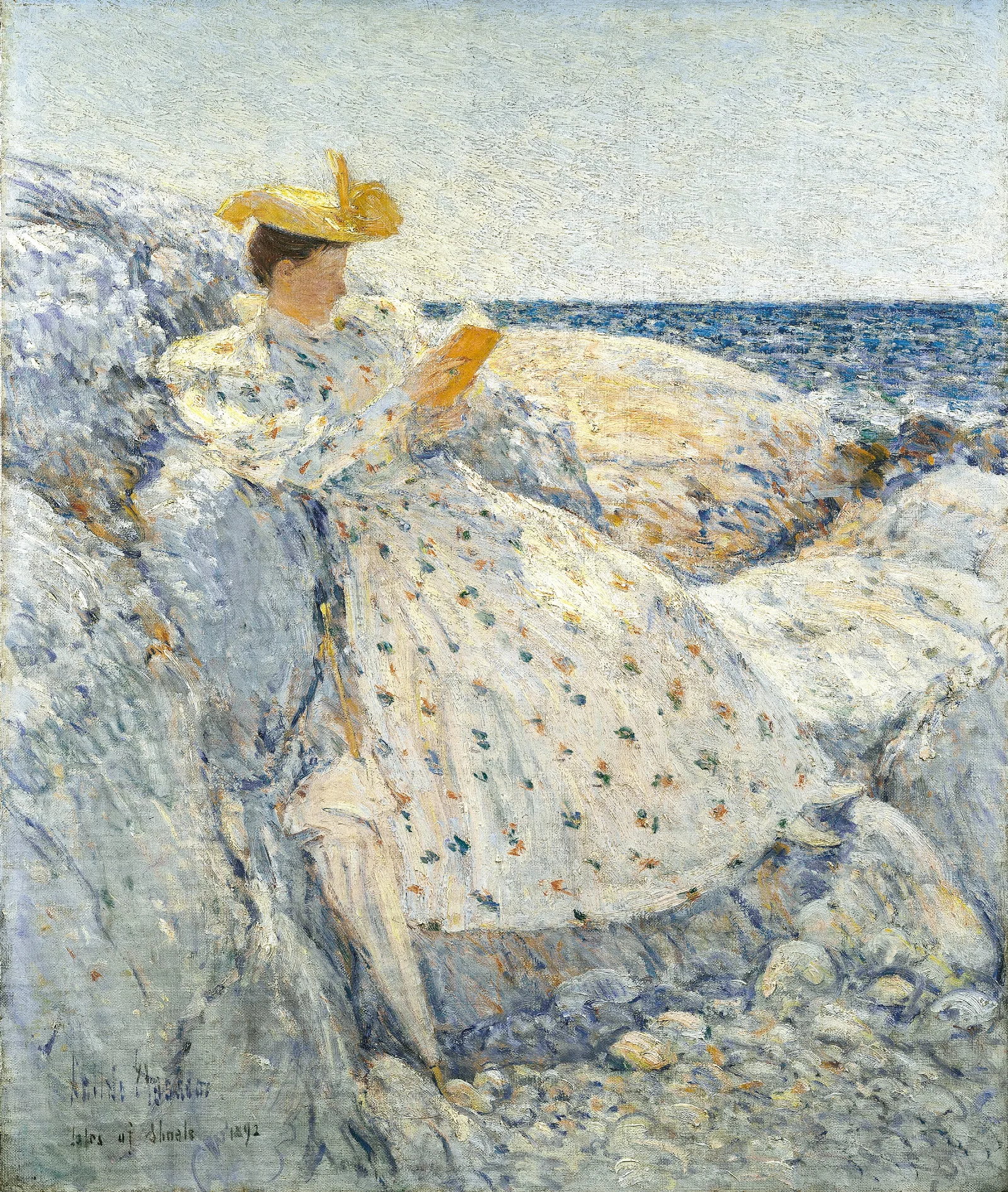 Summer Sunlight Isles Of Shoals Wall Art by Childe Hassam - Canvas Print