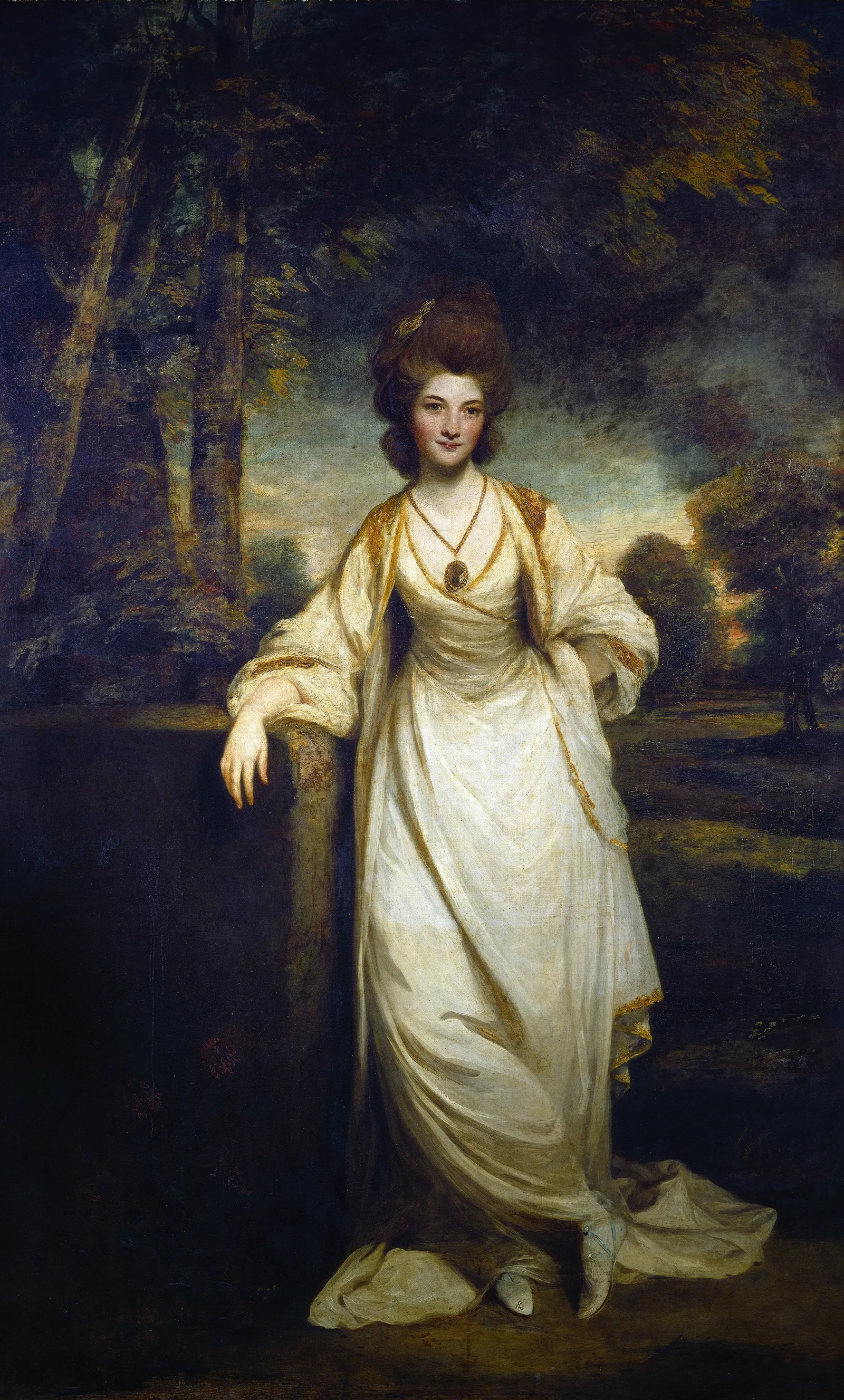 Lady Elizabeth Compton Wall Art by Sir Joshua Reynolds - Canvas Print