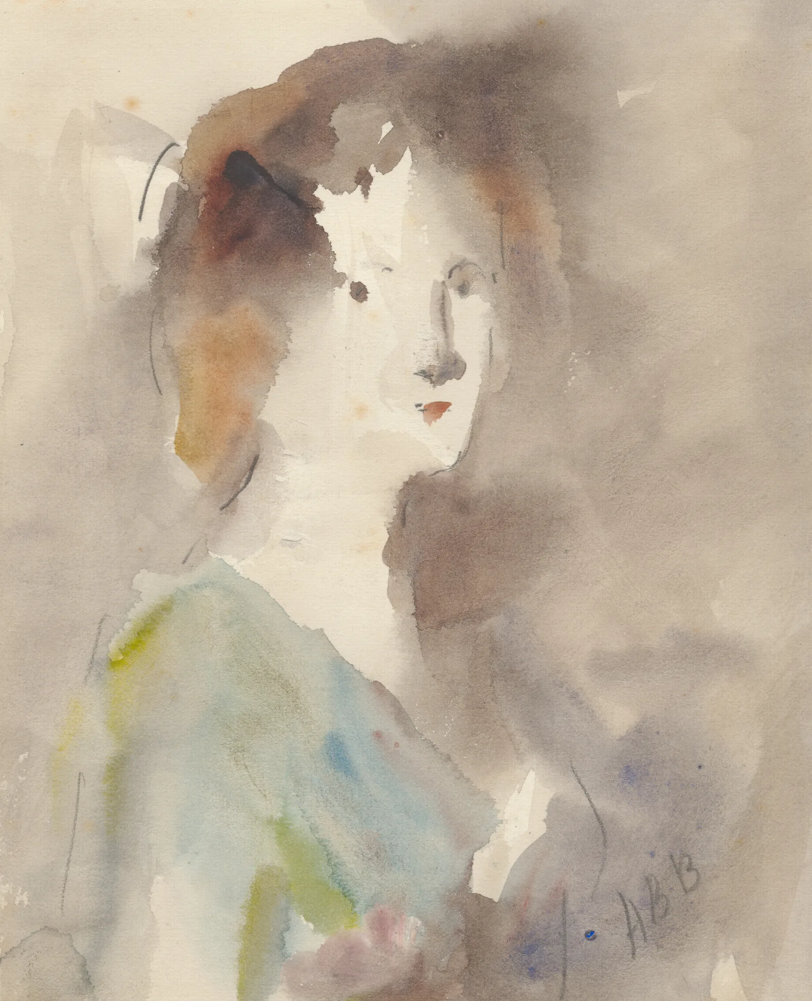 Portrait Of A Woman 210 Wall Art by Hercules Brabazon Brabazon - Canvas Print