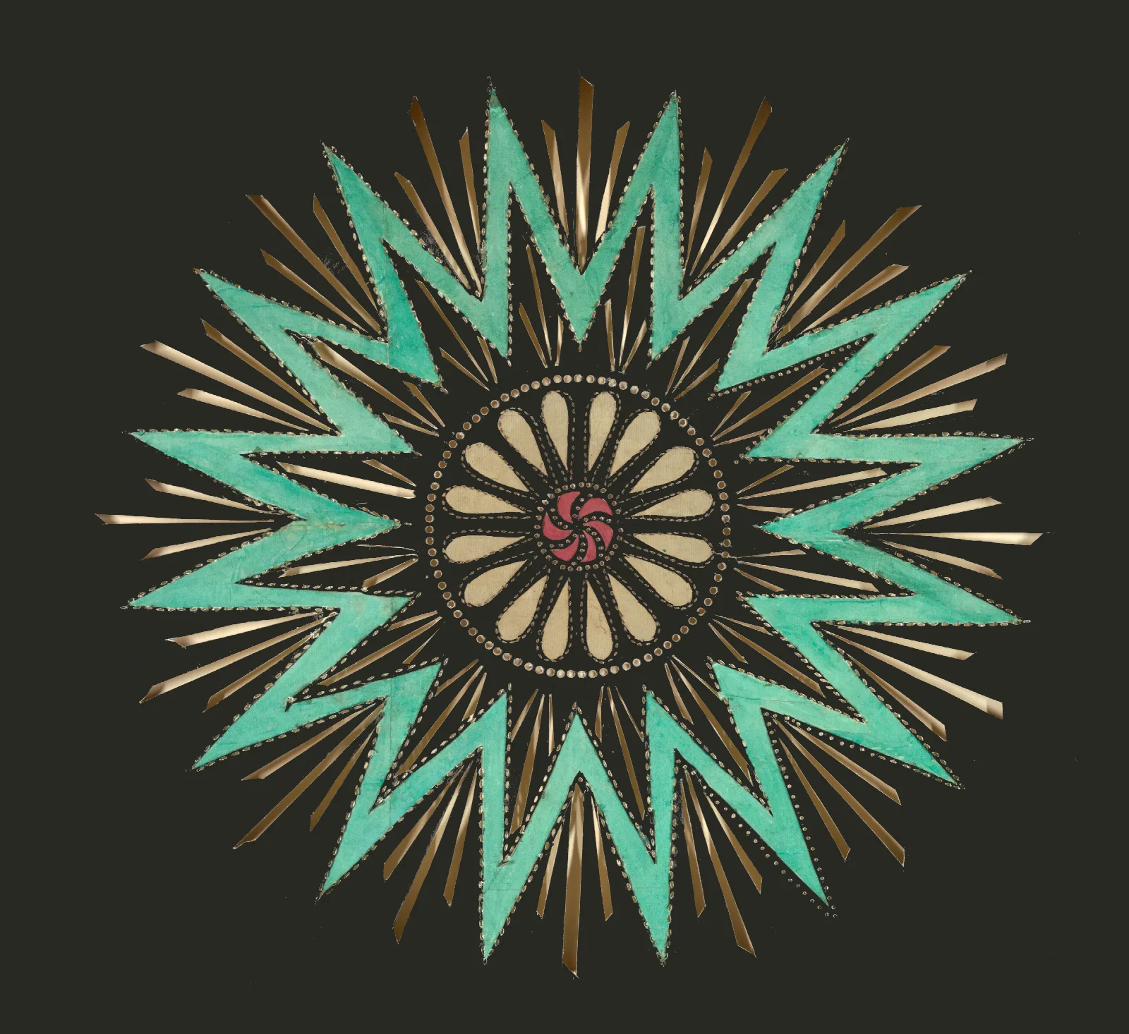 Sixteen Pointed Star Wall Art by Wassily Kandinsky - Canvas Print
