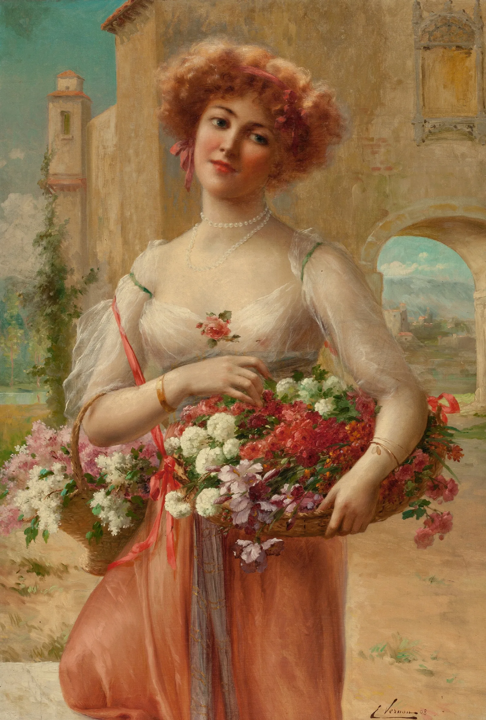Aux Roses Wall Art by Emile Vernon - Canvas Print
