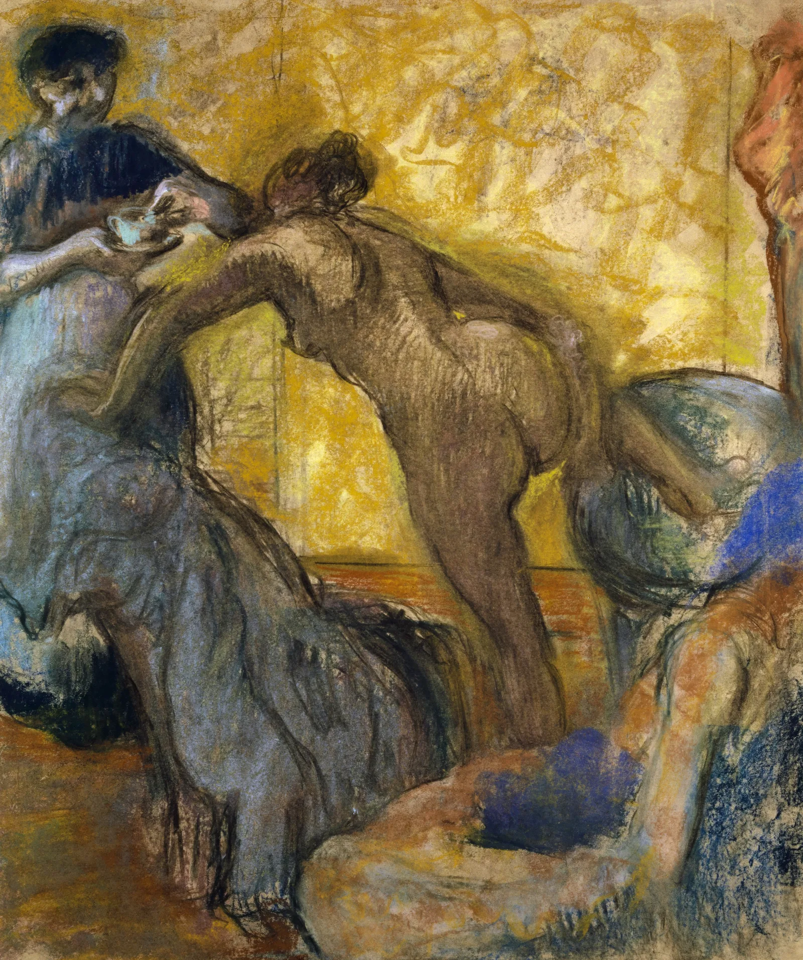 The Cup Of Hot Chocolate Wall Art by Edgar Degas - Canvas Print