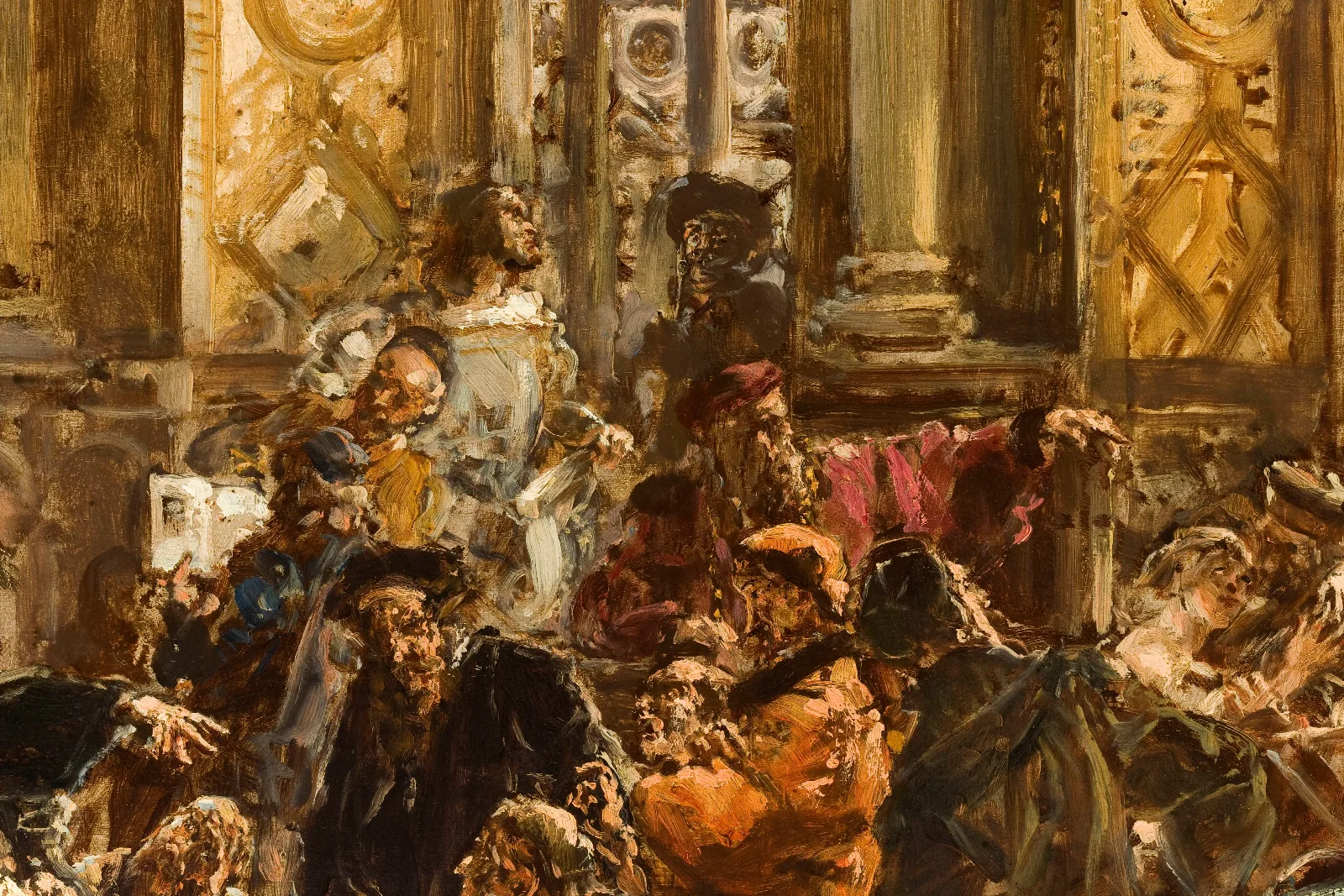 The Golden Age In Literature In The 16th C From The Series History Of Civilization In Poland Wall Art by Jan Matejko - Canvas Print