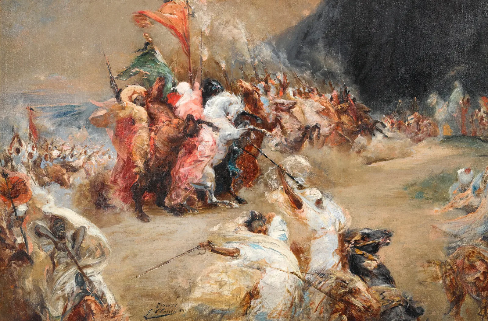 Fantasia Wall Art by Georges Jules Victor Clairin - Canvas Print