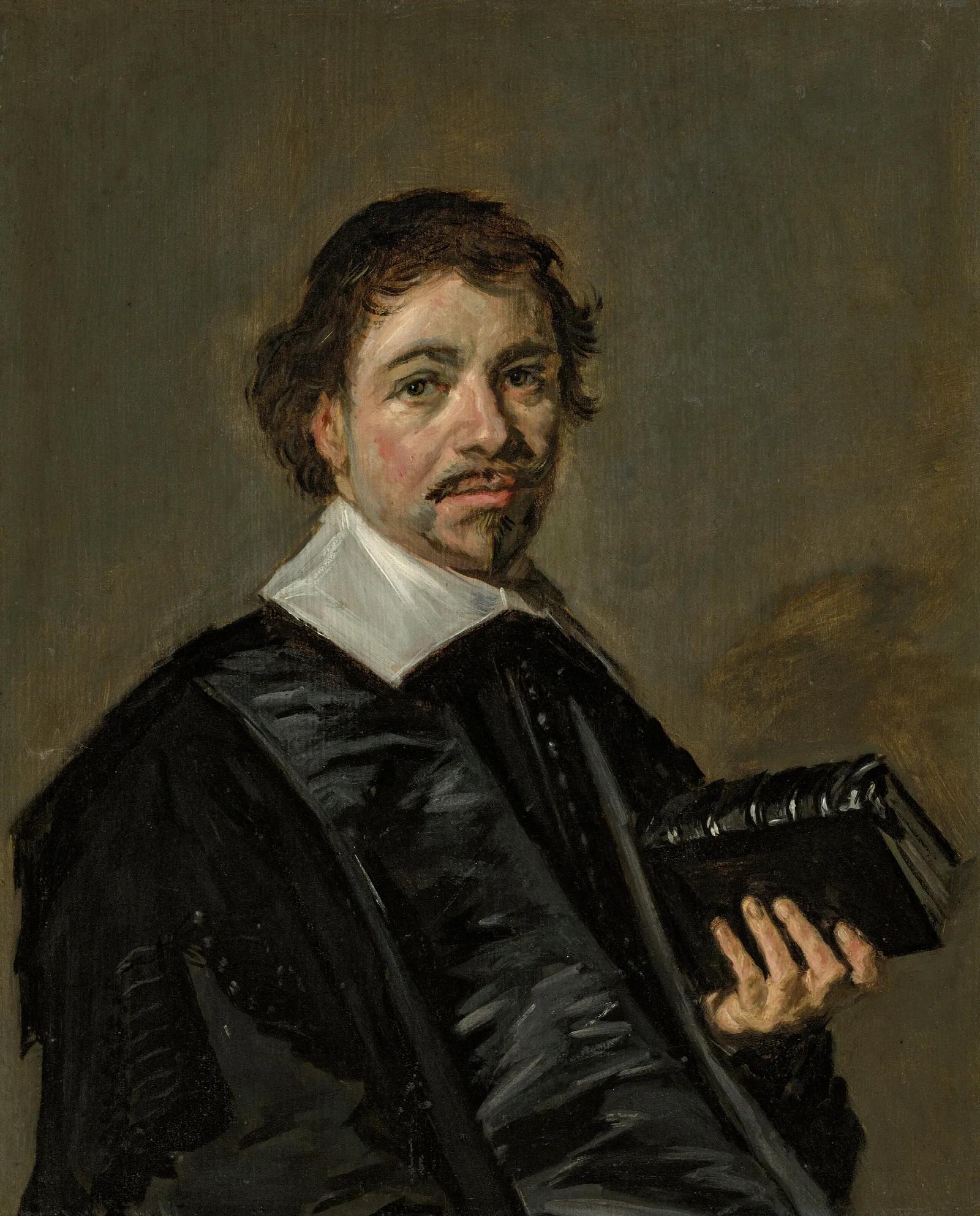 Portrait Of Johannes Hoornbeeck 1617 1666 Wall Art by Frans Hals - Canvas Print