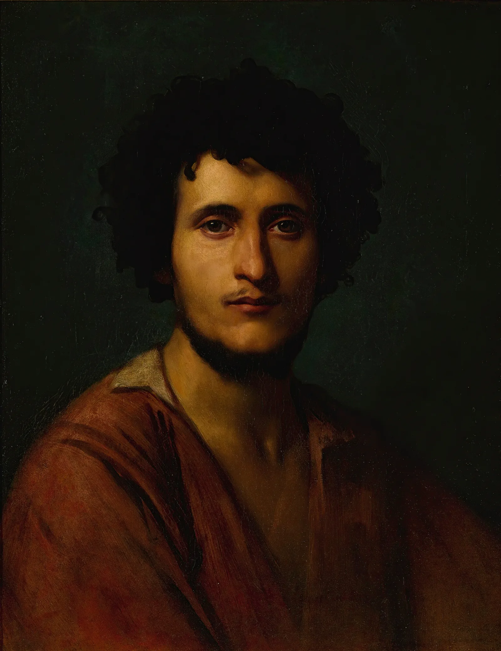 Portrait Study Of Giacomo Orlandi Di Subiaco Wall Art by Jean-Léon Gérôme - Canvas Print