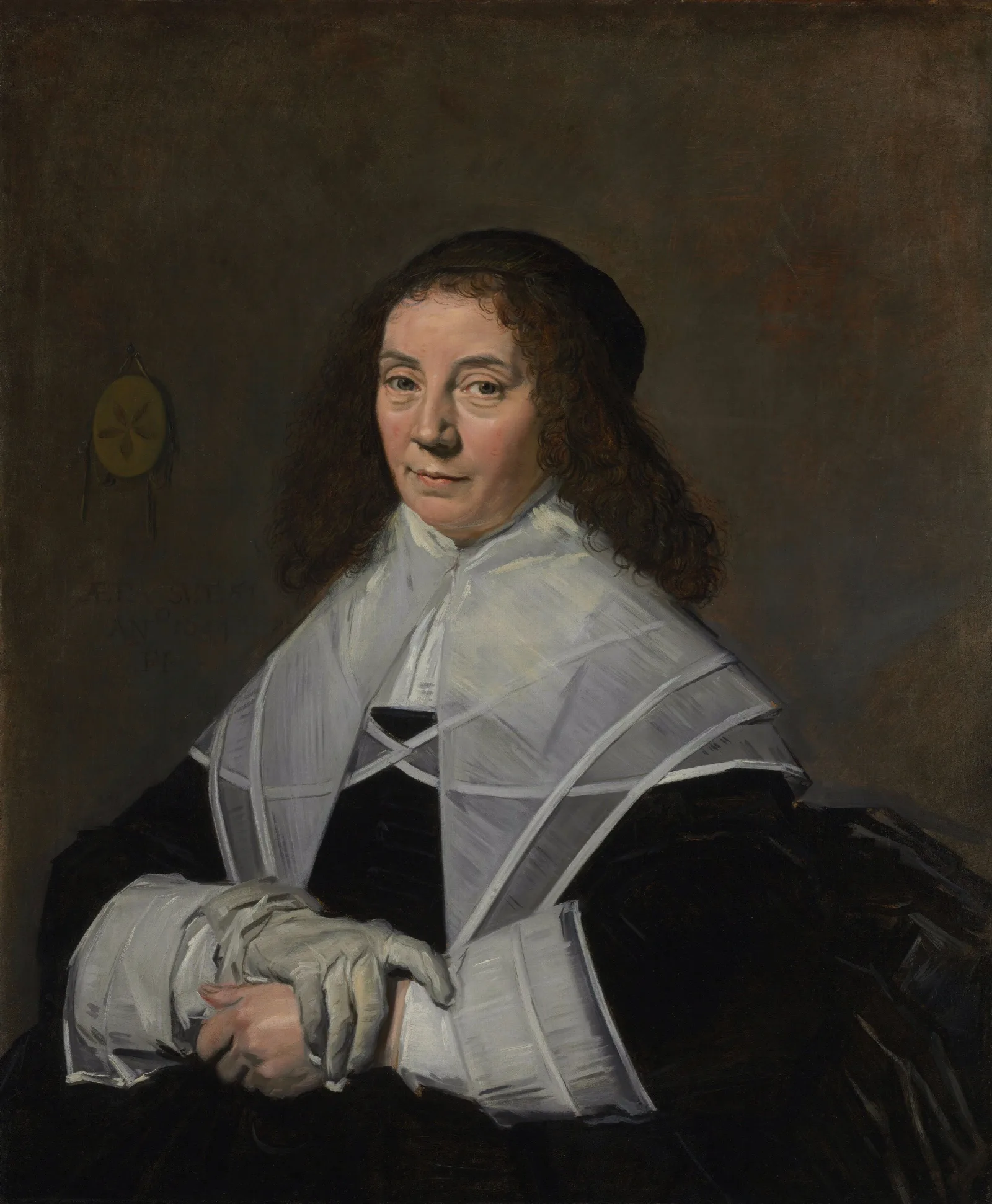 Dorothea Berck 1593 1684 Wife Of Joseph Coymans 1591 After 1660 Wall Art by Frans Hals - Canvas Print