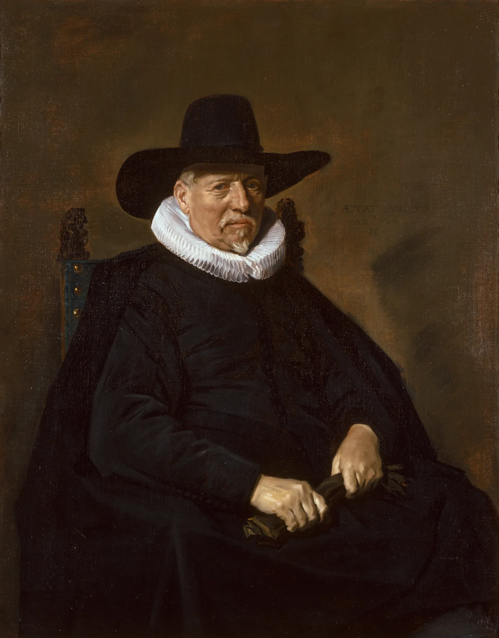 Portrait Of An Elderly Man Traditionally Called Heer Bodolphe Wall Art by Frans Hals - Canvas Print
