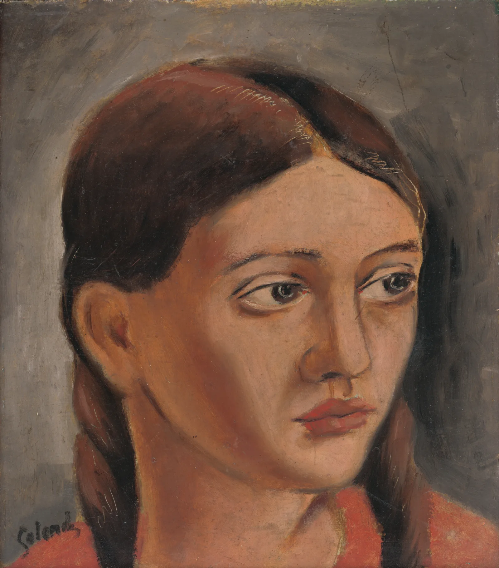 Girls Head 2 Wall Art by Mikuláš Galanda - Canvas Print