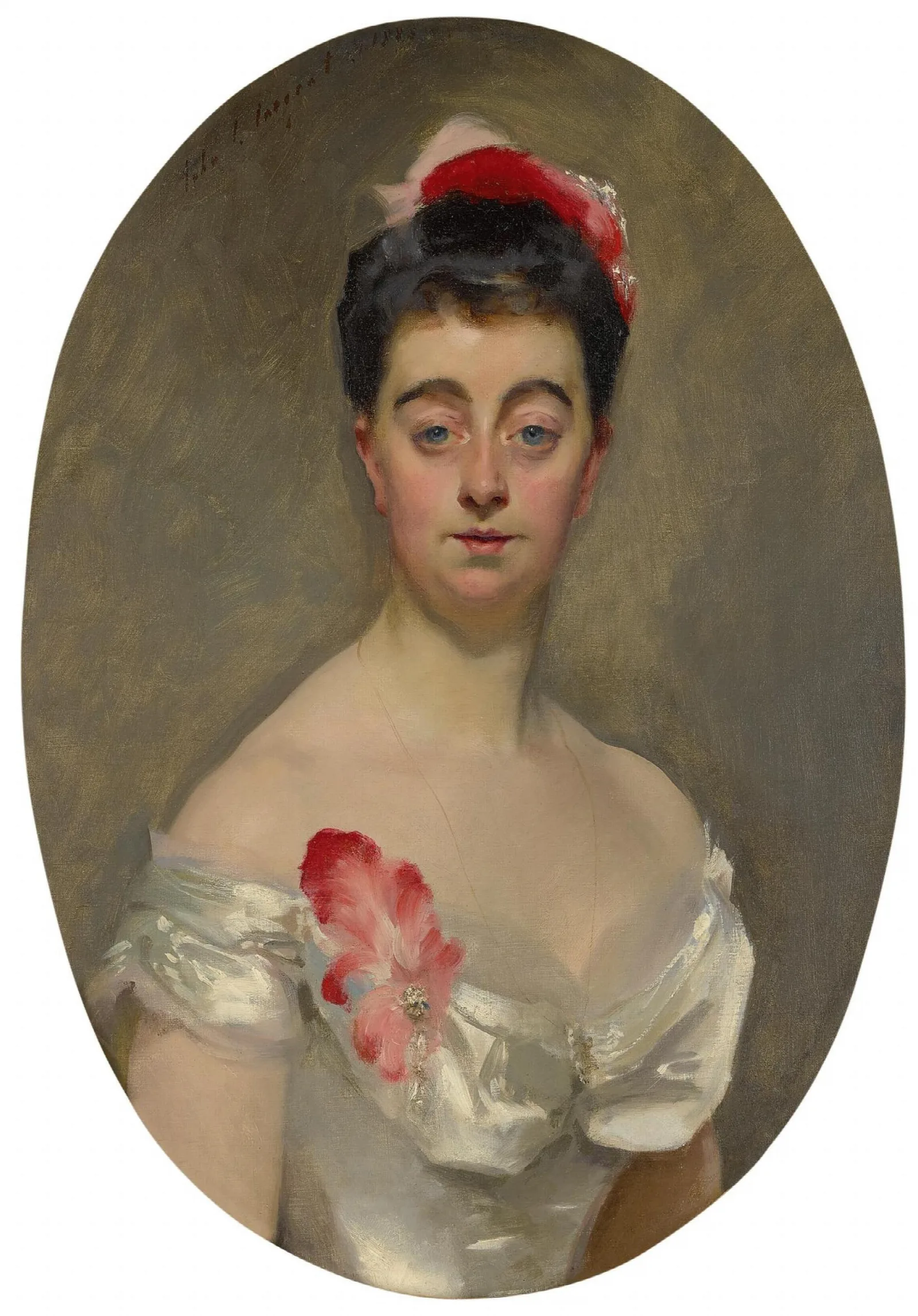 Madame La Comtesse Jacques De Ganay Wall Art by John Singer Sargent - Canvas Print